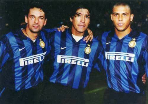 Ronaldo Zamorano Baggio Inter