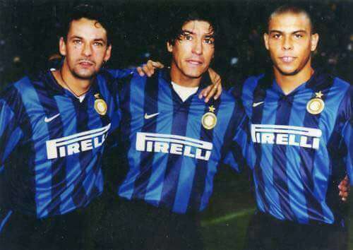 Ronaldo Zamorano Baggio Inter