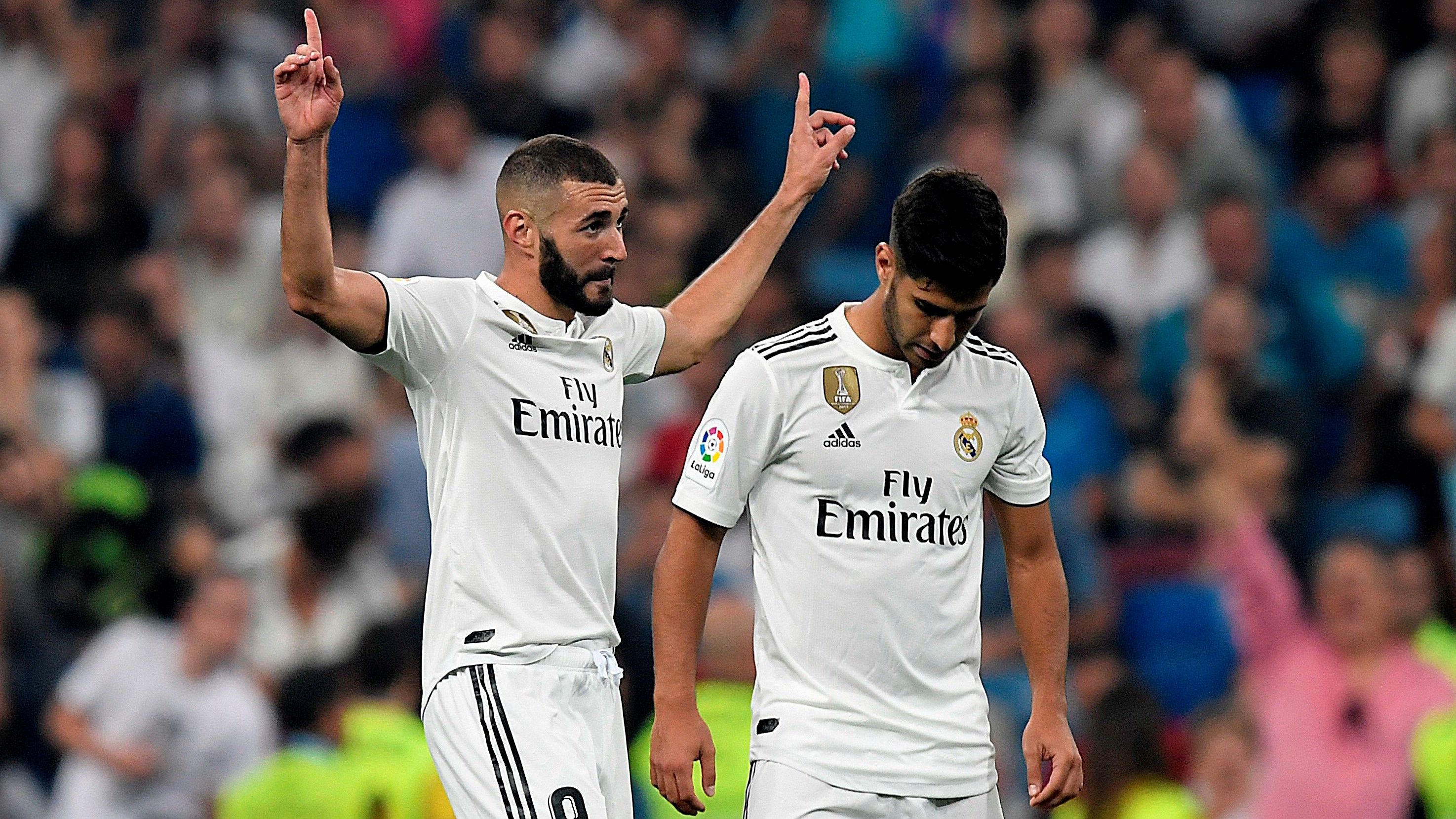 Karim Benzema Marco Asensio Real Madrid Leganes LaLiga 01092018