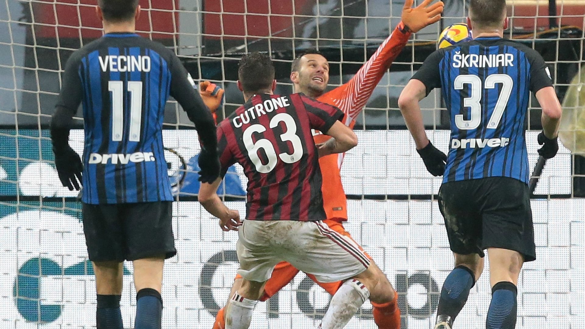 Cutrone Milan Inter Italian Cup