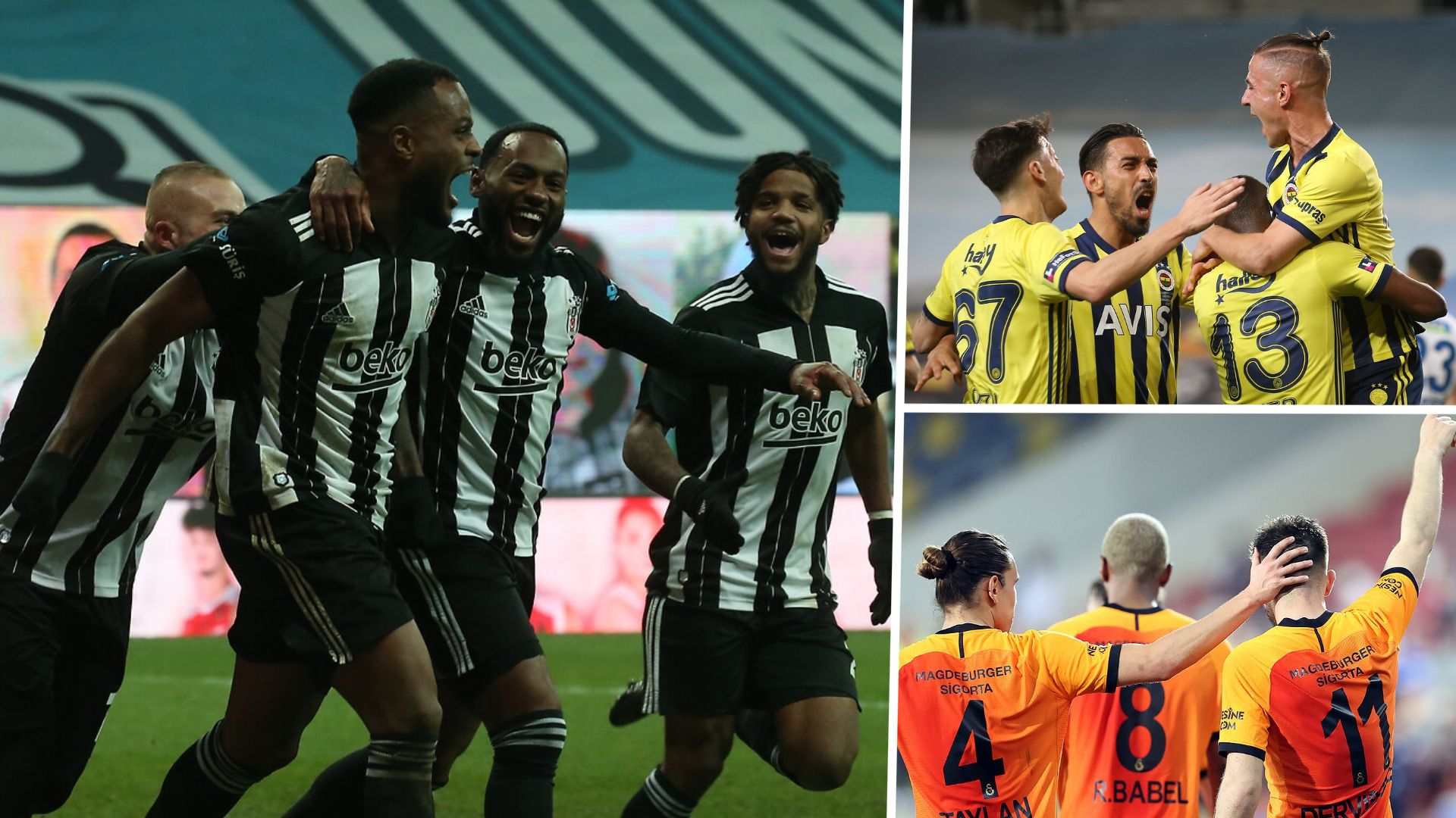 Beşiktaş Fenerbahçe Galatasaray GFX