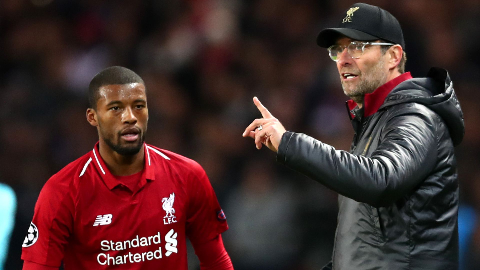 GEORGINIO WIJNALDUM JÜRGEN KLOPP LIVERPOOL