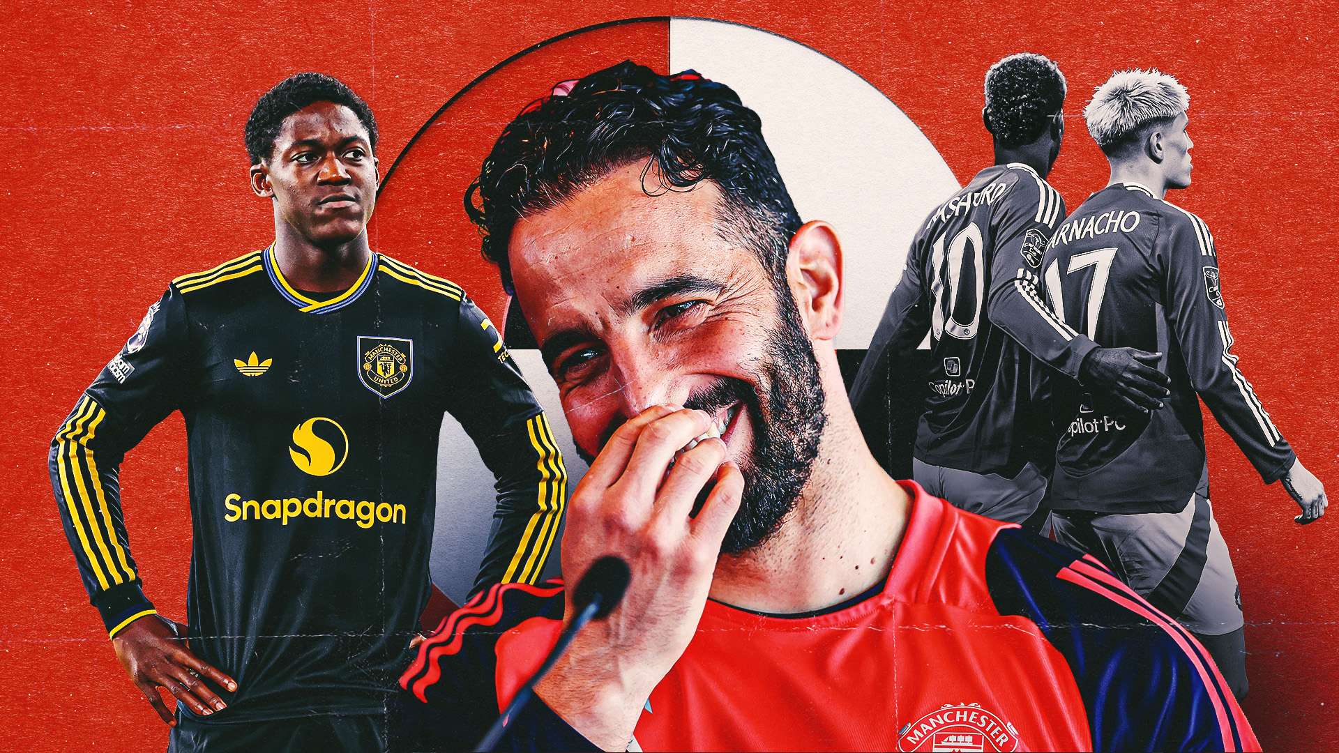 Man United Mainoo Amorim gfx