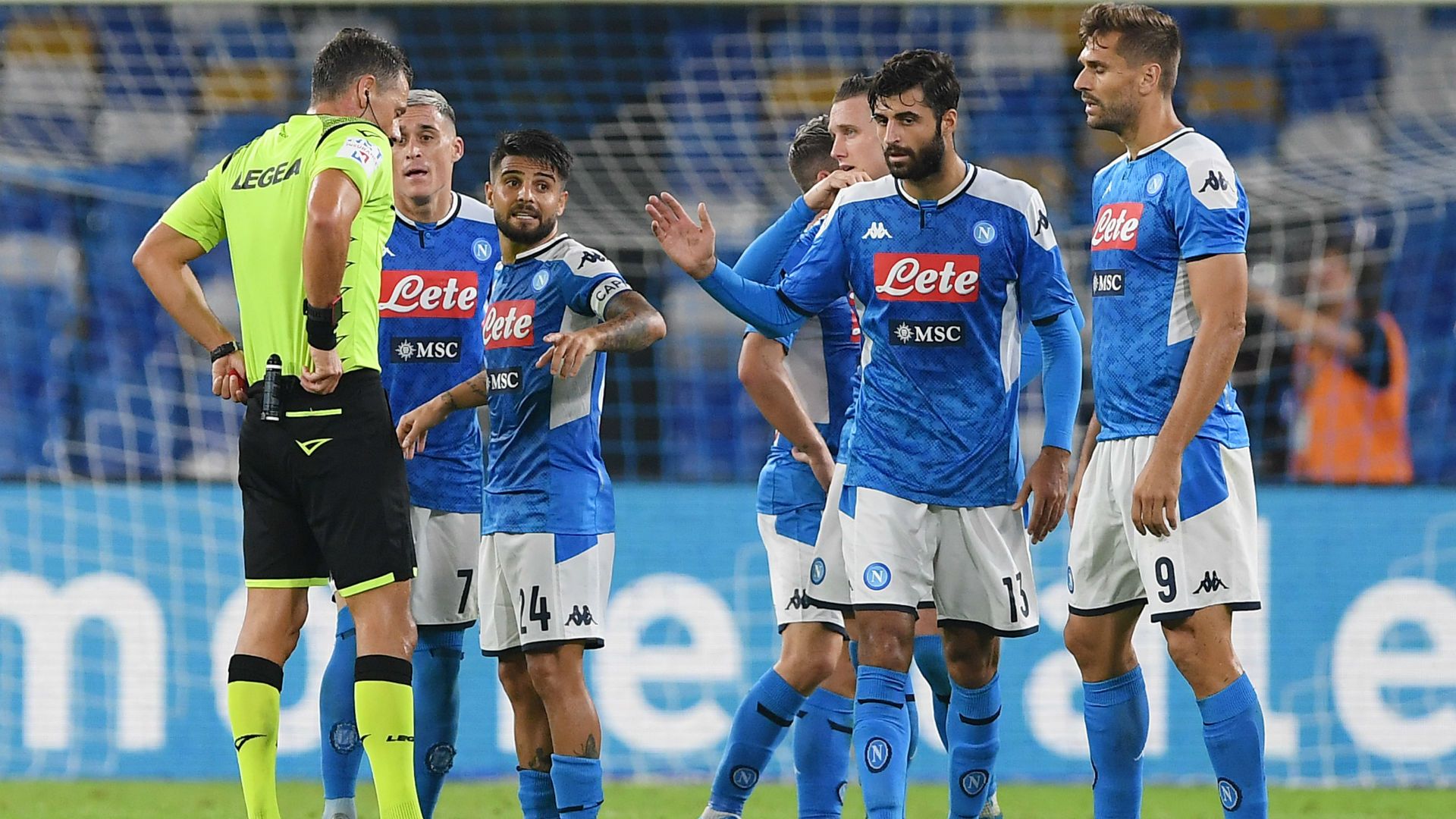 Napoli Atalanta Llorente Insigne  Luperto