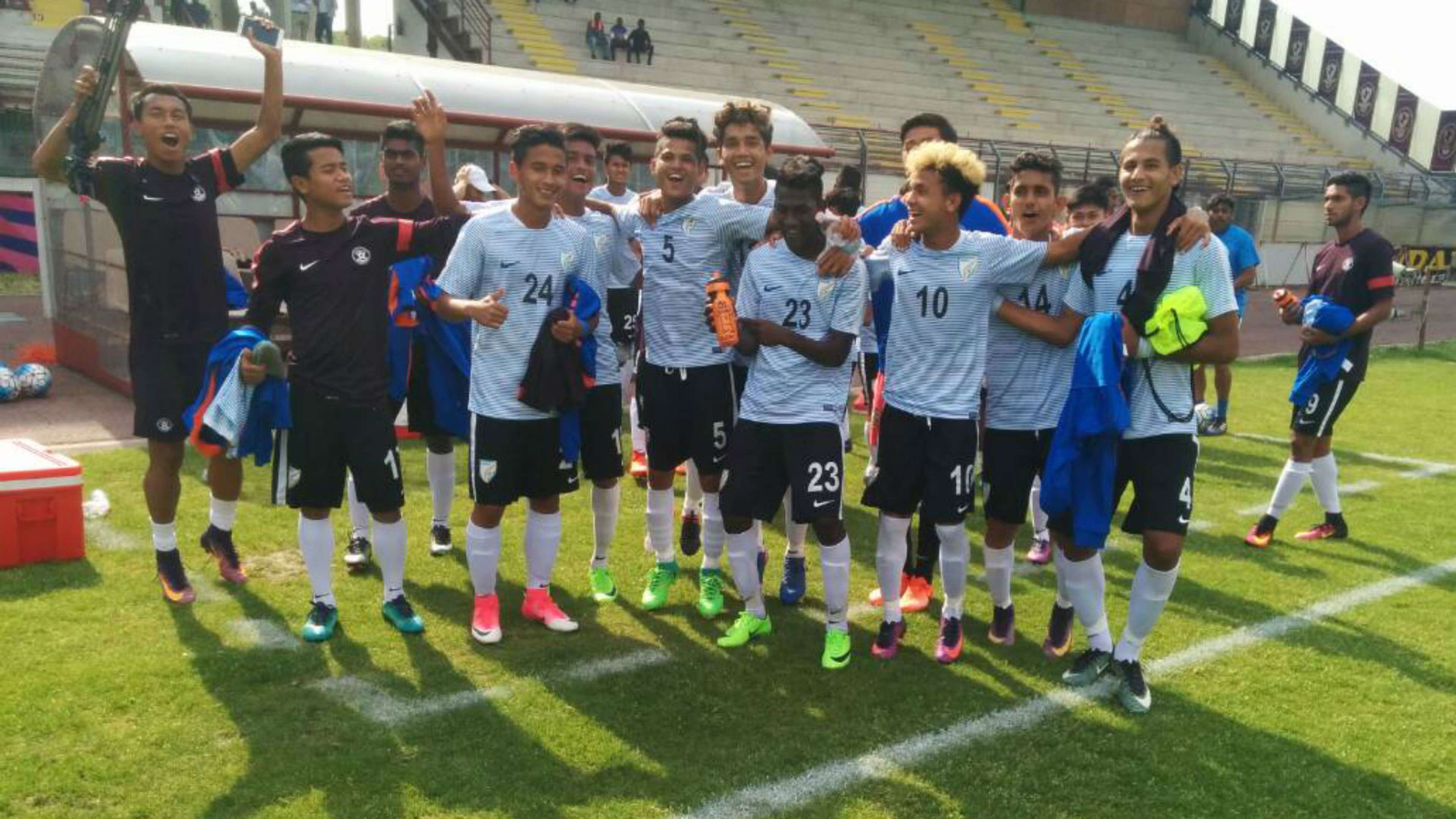 Indian U-17 World Cup Squad’s clash against Italy U-17 National Team.