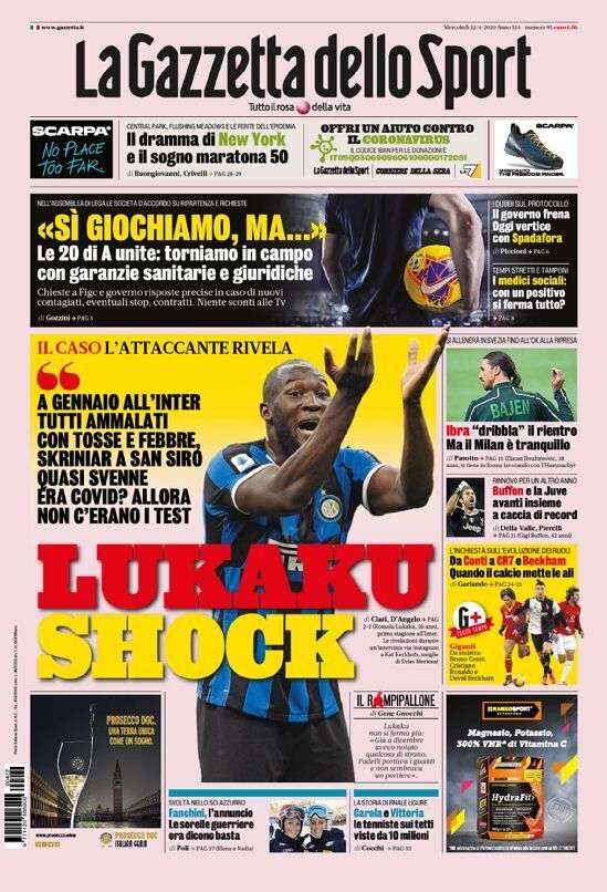 La Gazzeta April 22