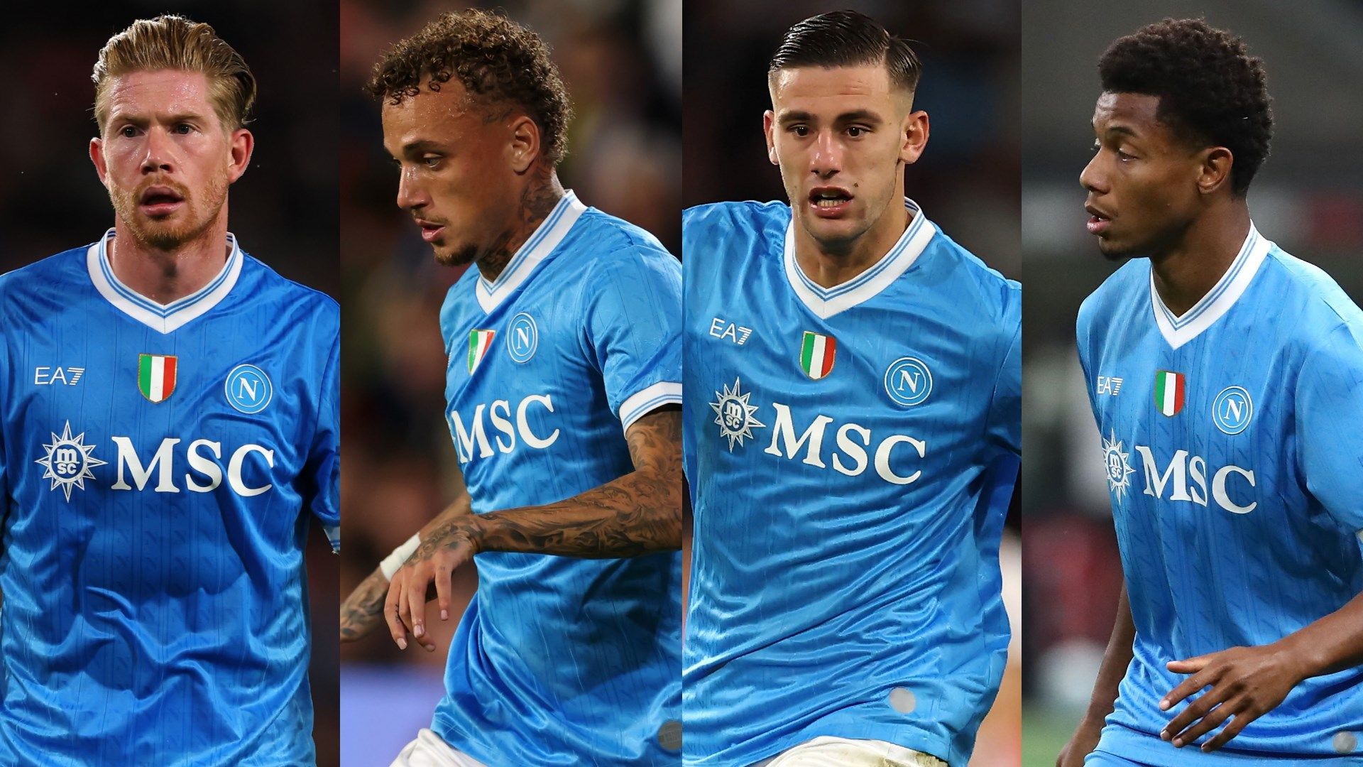 De Bruyne Lang Lucca Neres Napoli