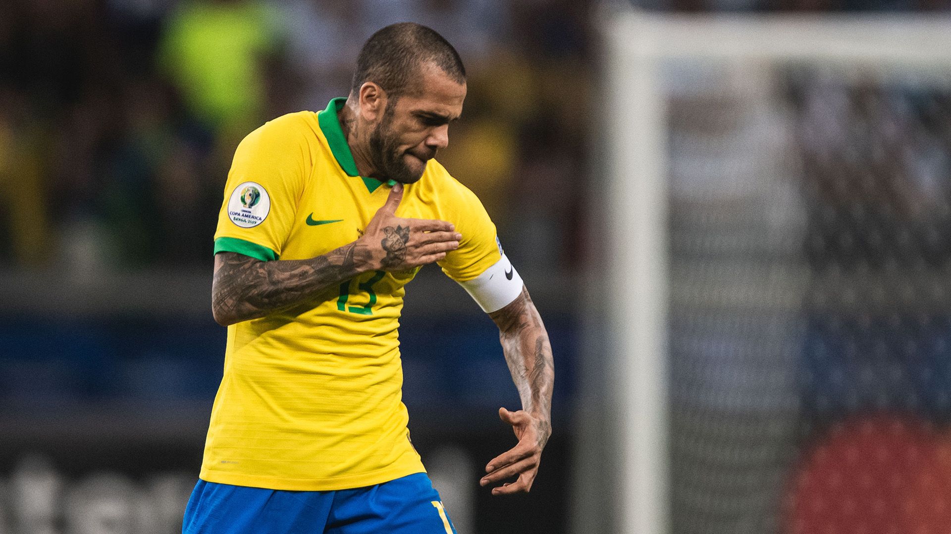 Dani Alves Brasil Argentina Copa América 02072019