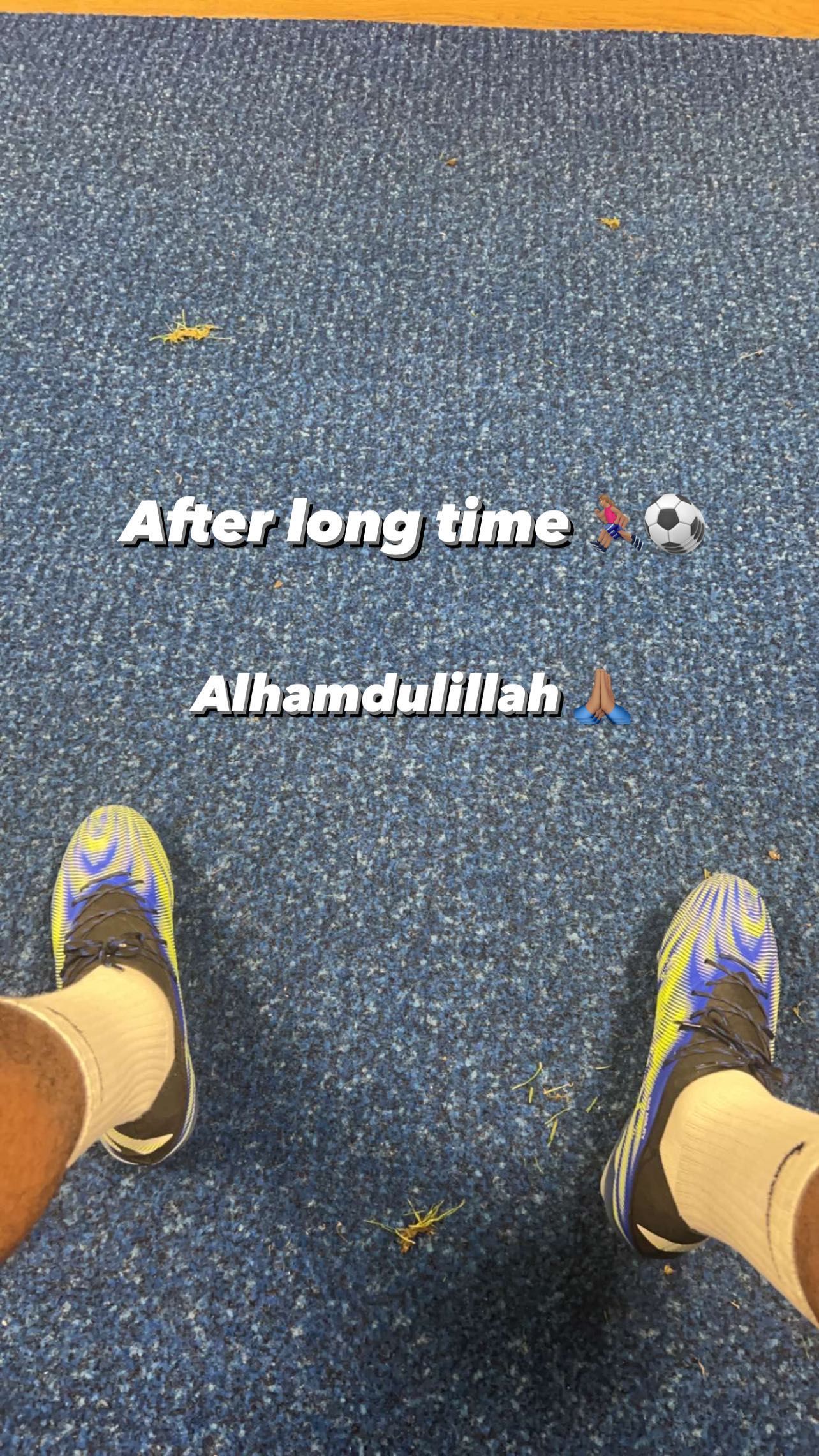 Fofana Instagram story