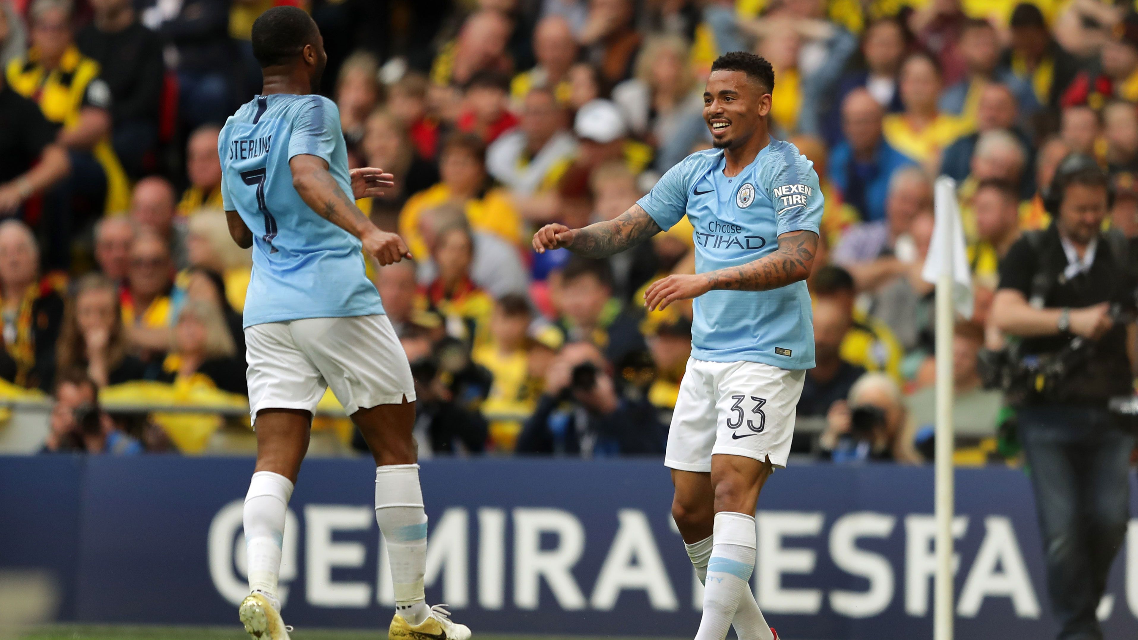 Manchester City FA Cup FC Watford Gabriel Jesus