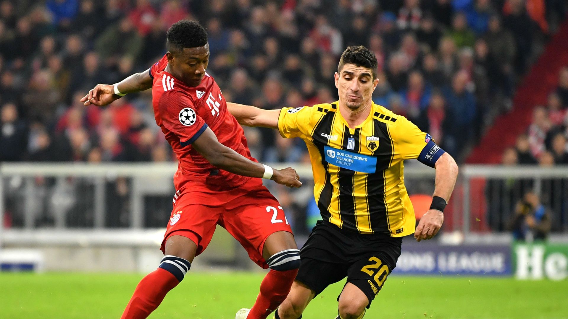 David Alaba FC Bayenr München Champions League 07112018