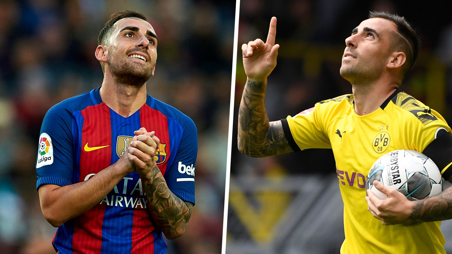 Paco Alcacer Barcelona Dortmund split