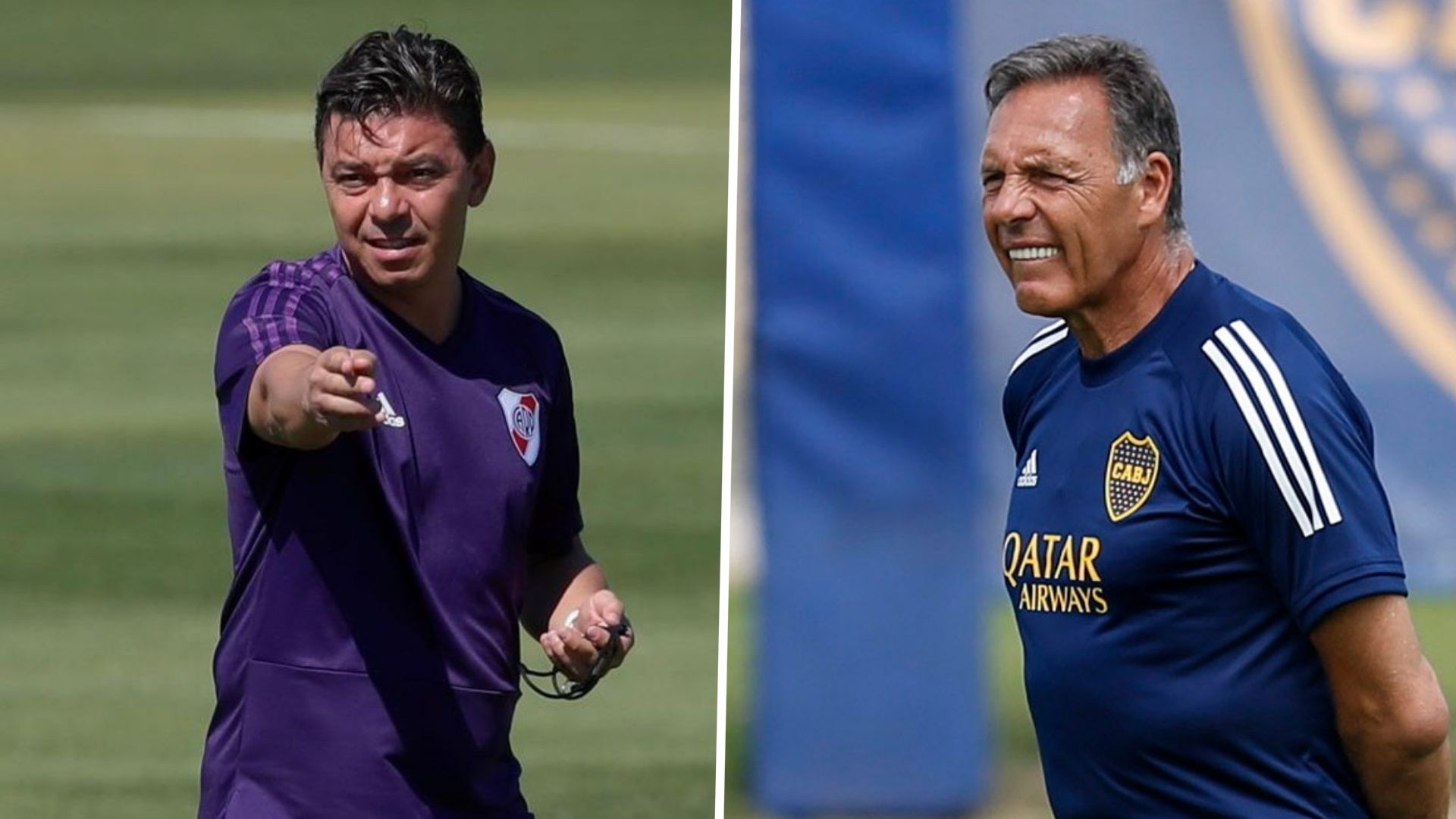 Marcelo Gallardo Miguel Russo River Boca Entrenamiento 040820