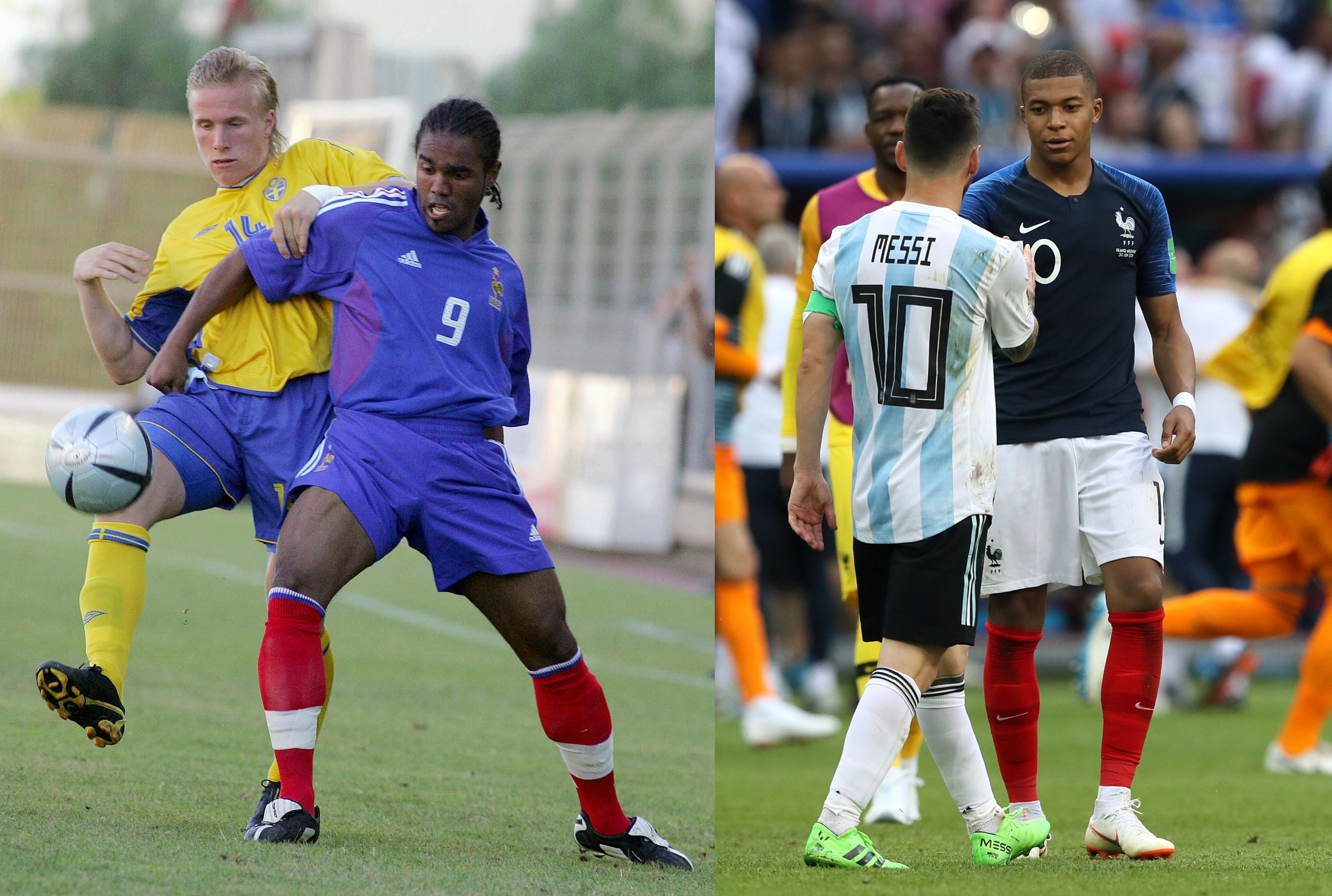 Florent Sinama-Pongolle & Kylian Mbappé