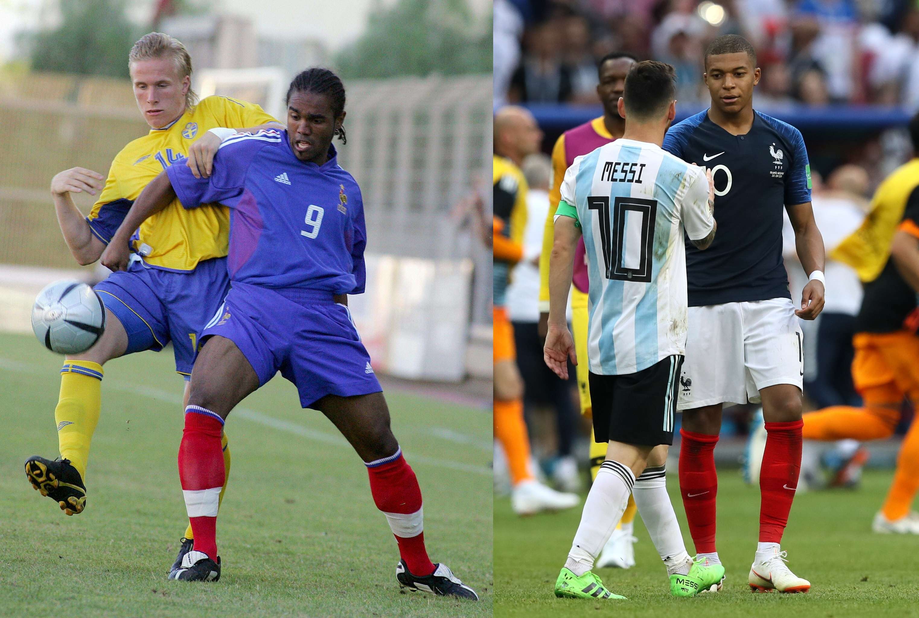 Florent Sinama-Pongolle & Kylian Mbappé