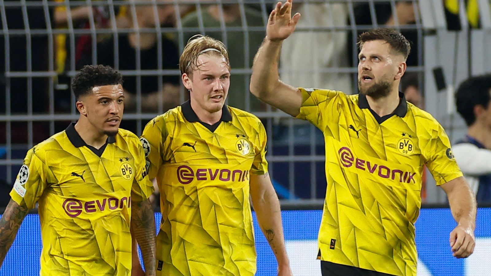 Jadon Sancho Julian Brandt Niclas Füllkrug BVB 2024