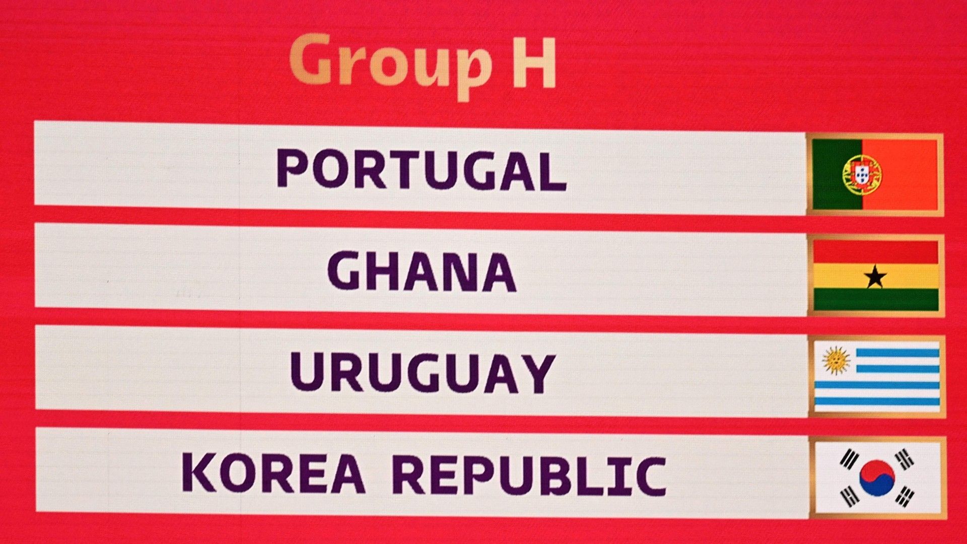 qatar world cup group h