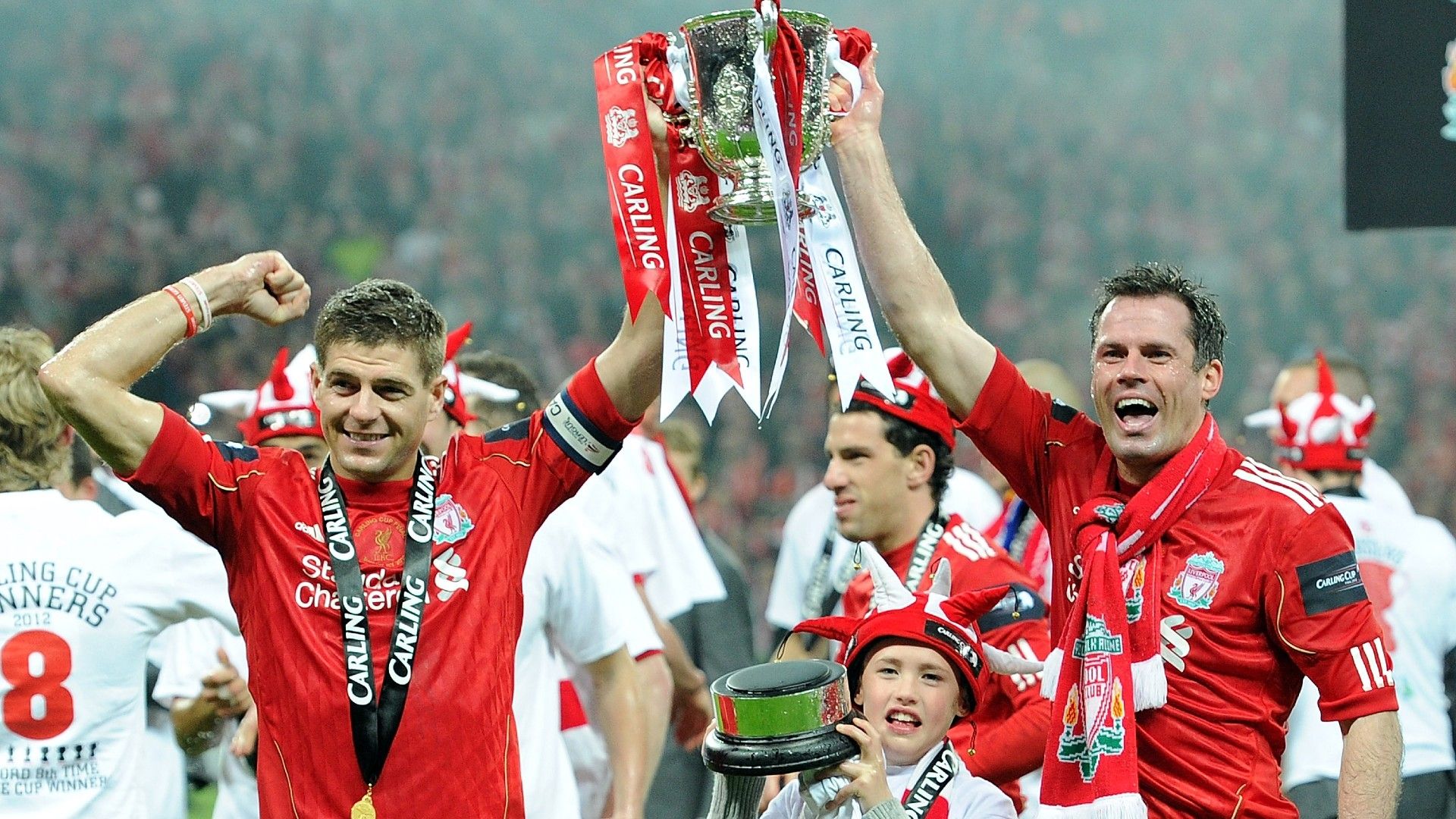 Steven Gerrard Jamie Carragher Liverpool