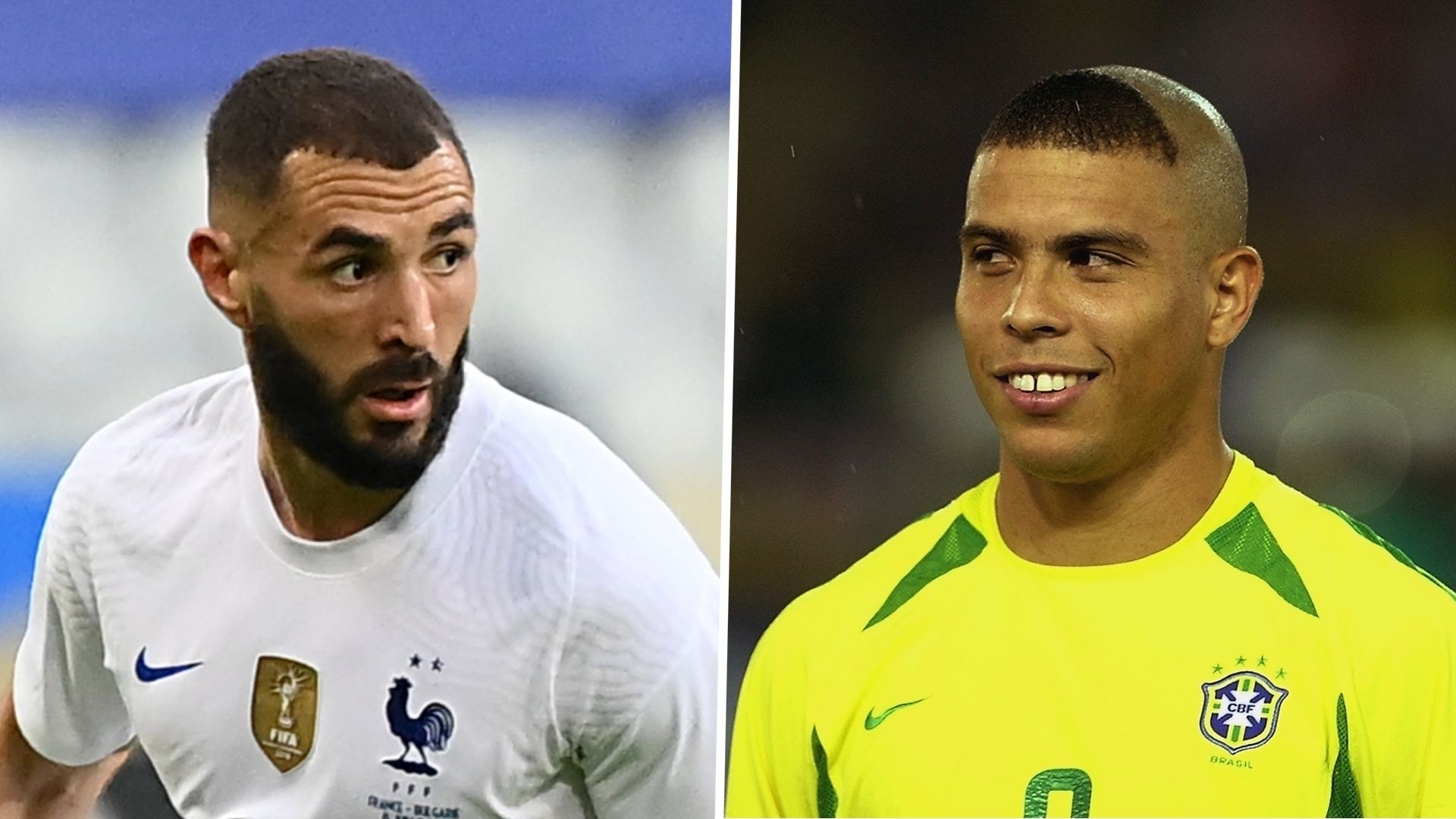 Karim Benzema, Ronaldo Nazario split
