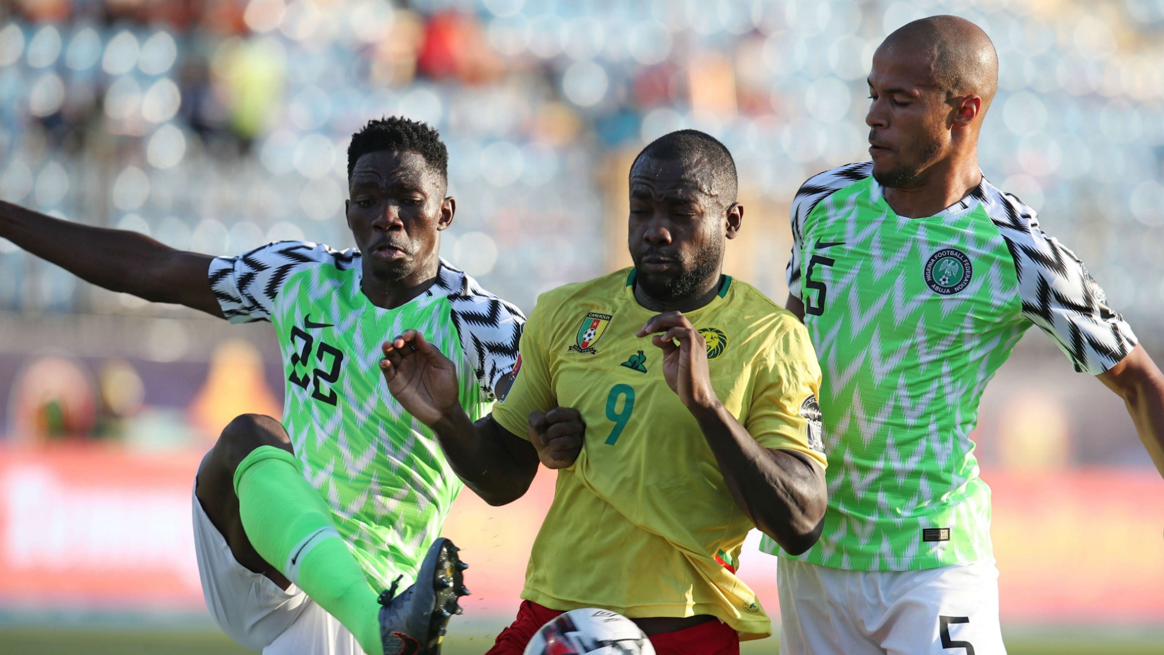Kenneth Omeruo, Bahoken, Ekong - Nigeria vs. Cameroon