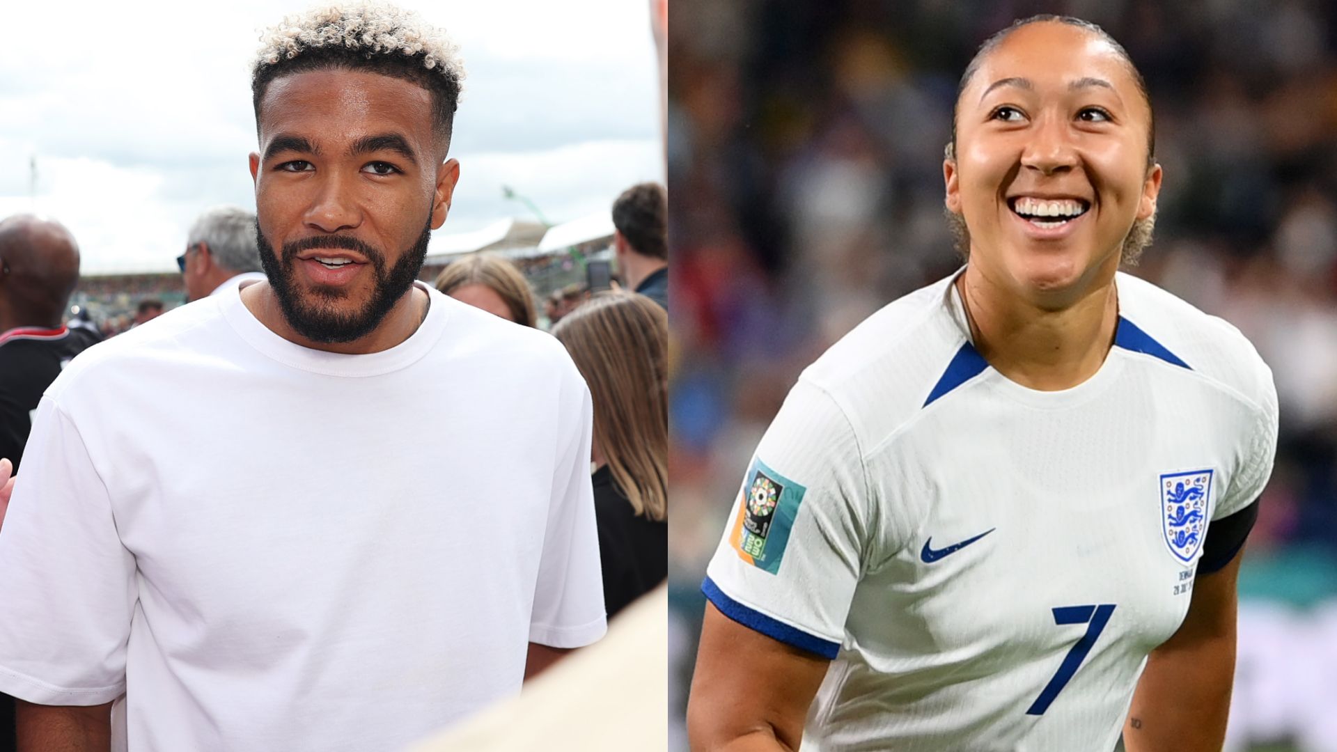 Reece James Lauren James England 2023 split