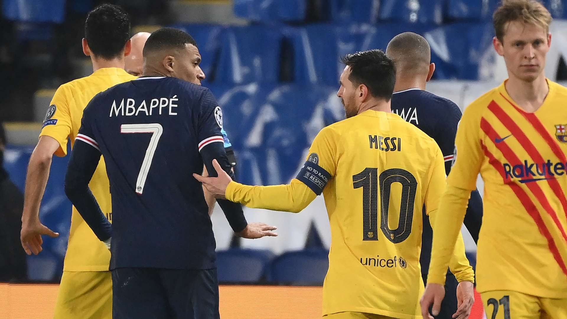 psg barcelona mbappe messi 03/10/2021