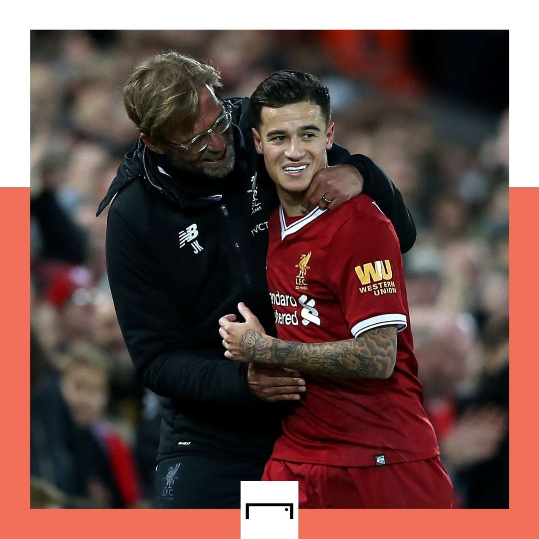 Philippe Coutinho Jurgen Klopp Liverpool GFX