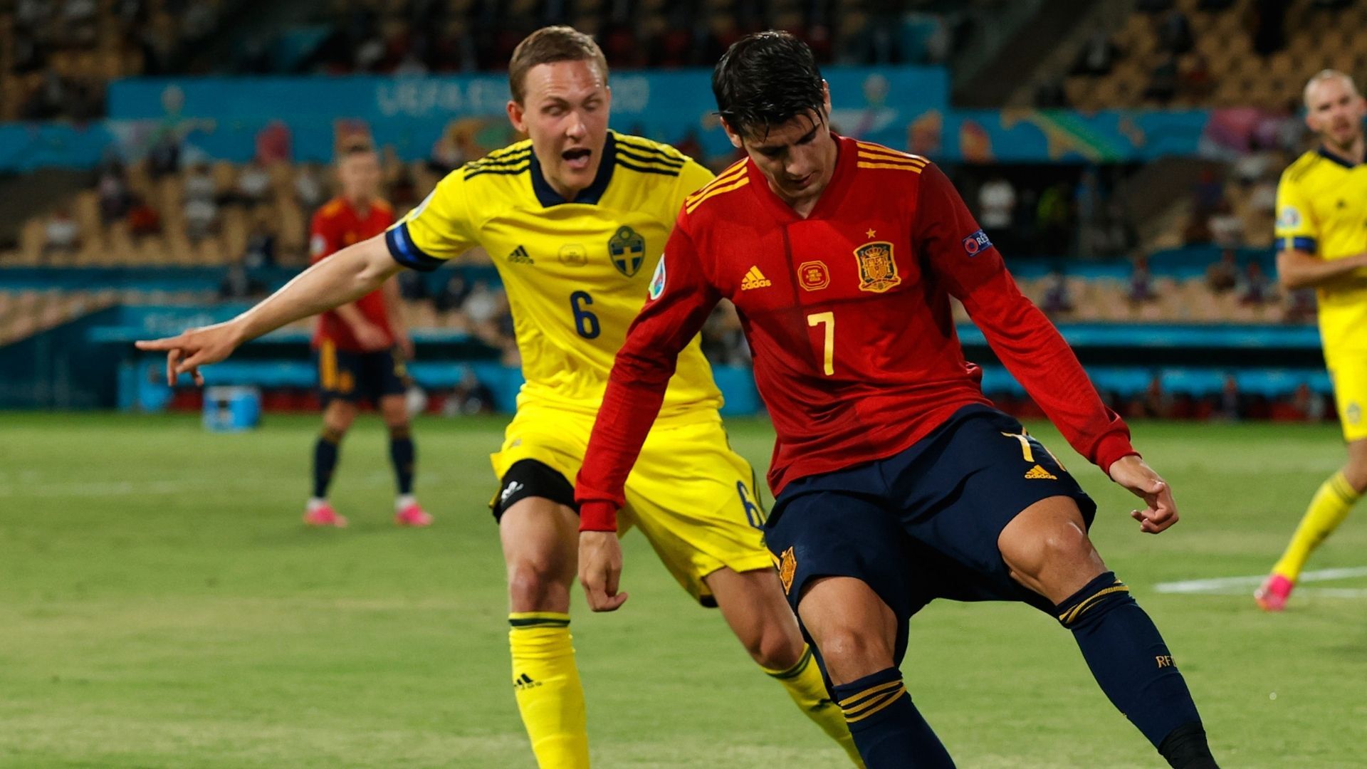 Alvaro Morata España Suecia Eurocopa 14062021