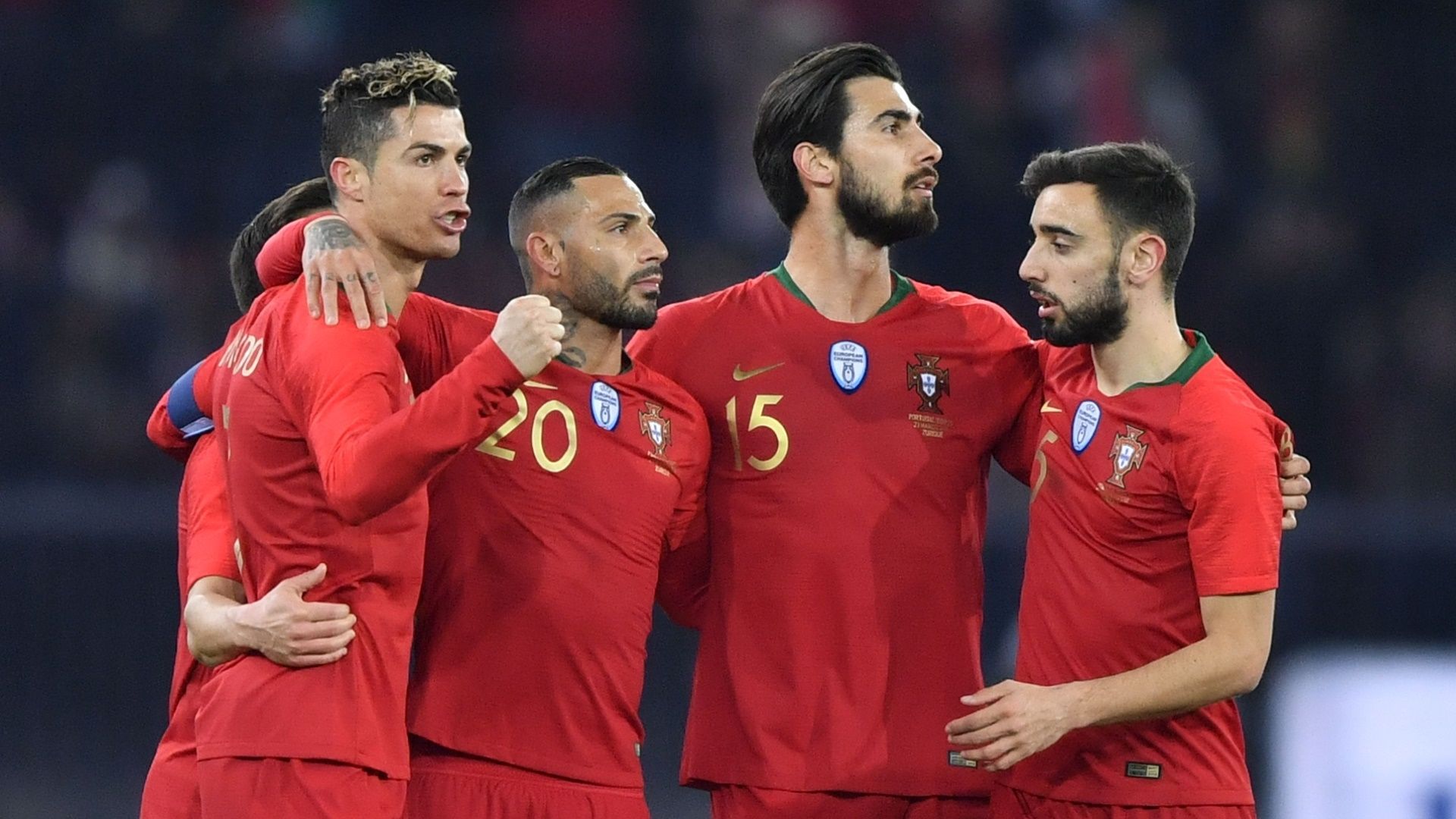 Cristiano Ronaldo Ricardo Quaresma Andre Gomes Bernardo Silva Portugal
