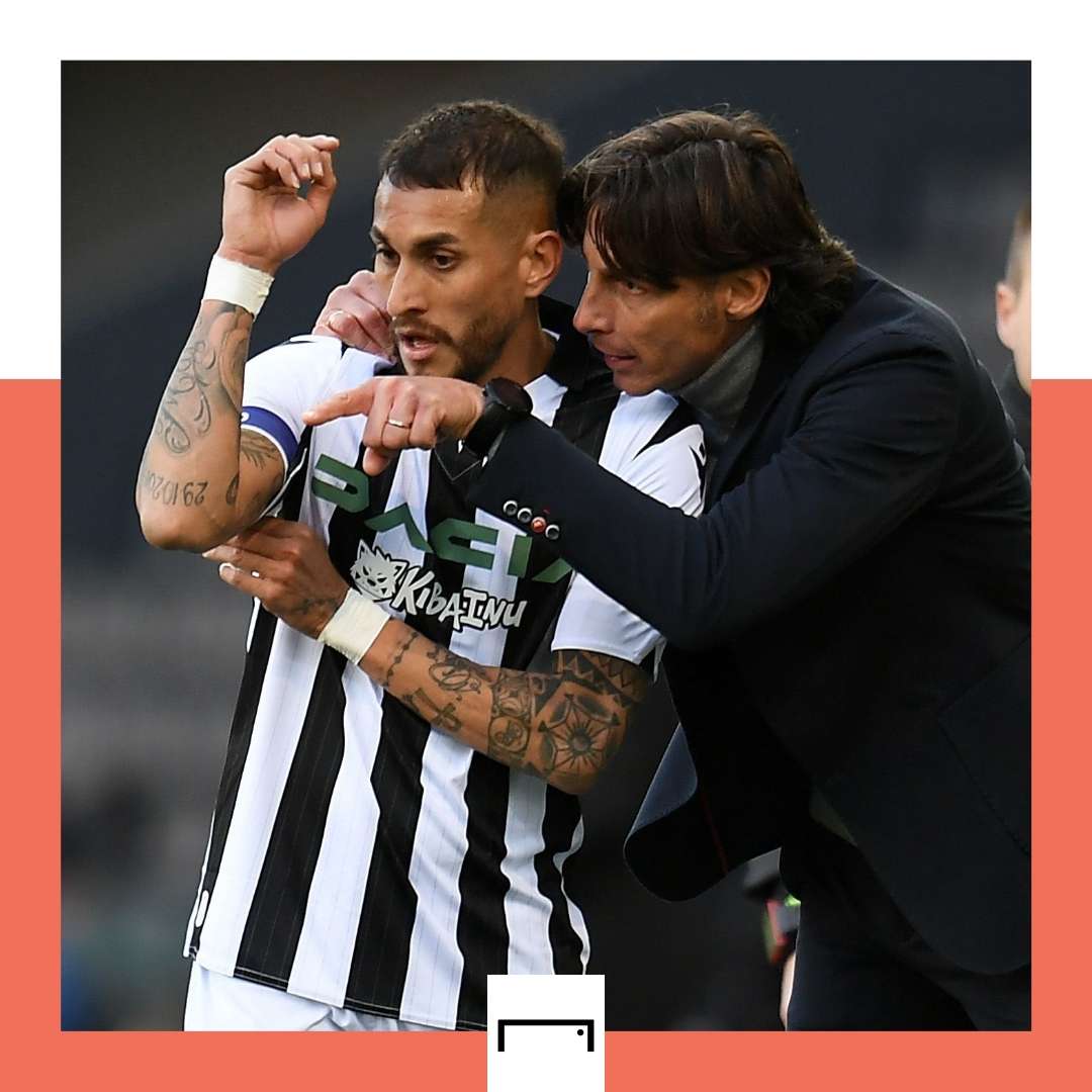 Gabriele Cioffi Roberto Pereyra Udinese Serie A 2021-22