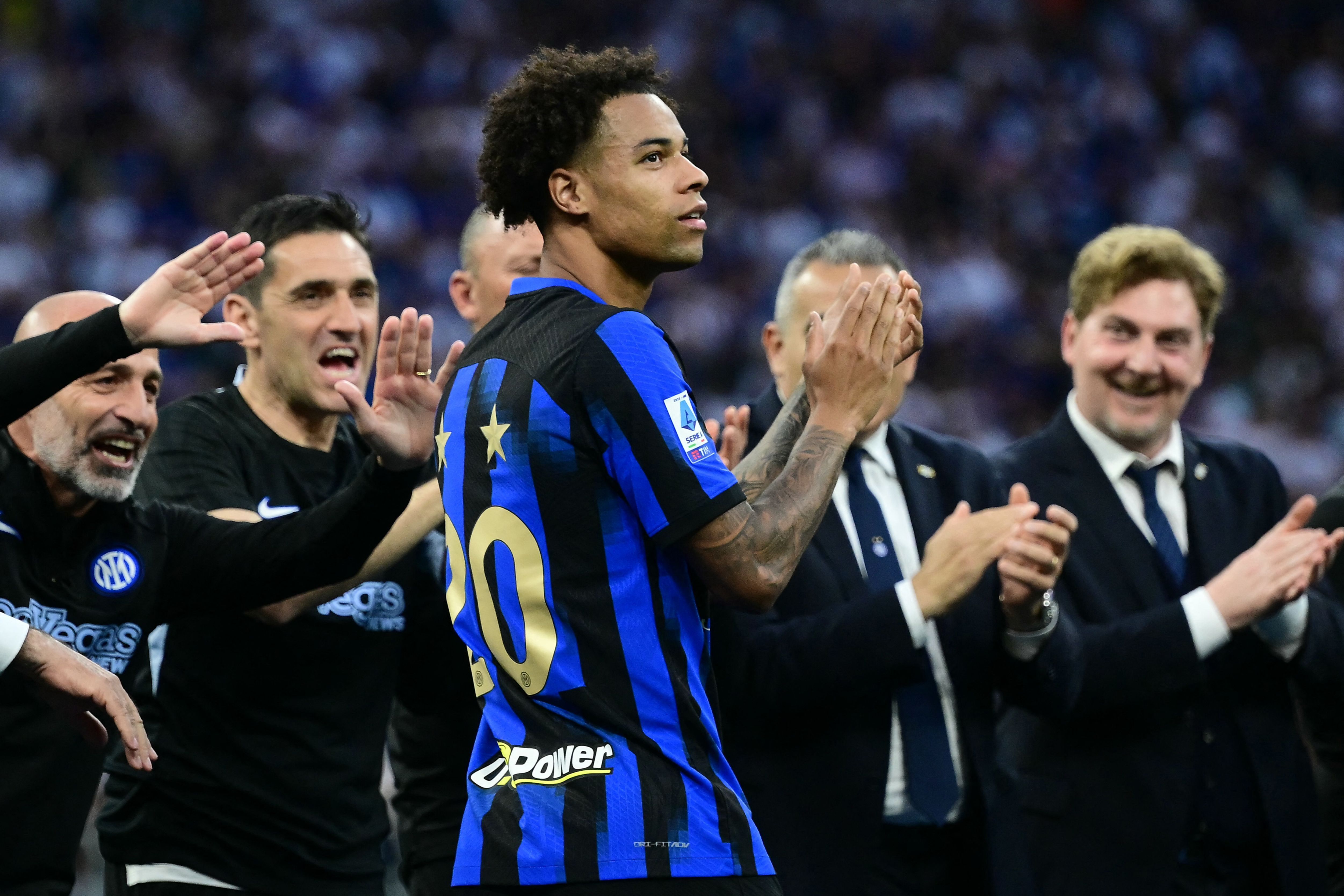 Buchanan festa Scudetto Inter