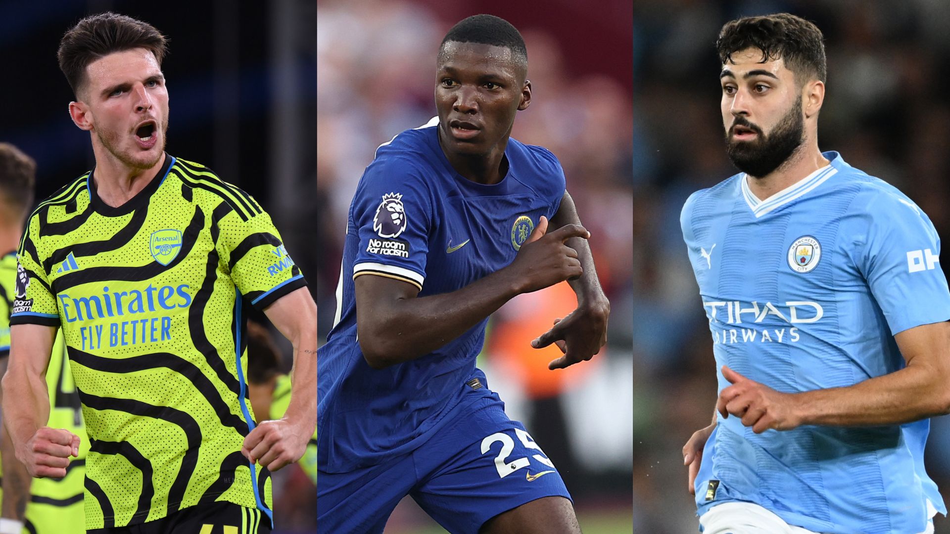 GFX Info Declan Rice Moises Caicedo Josko Gvardiol