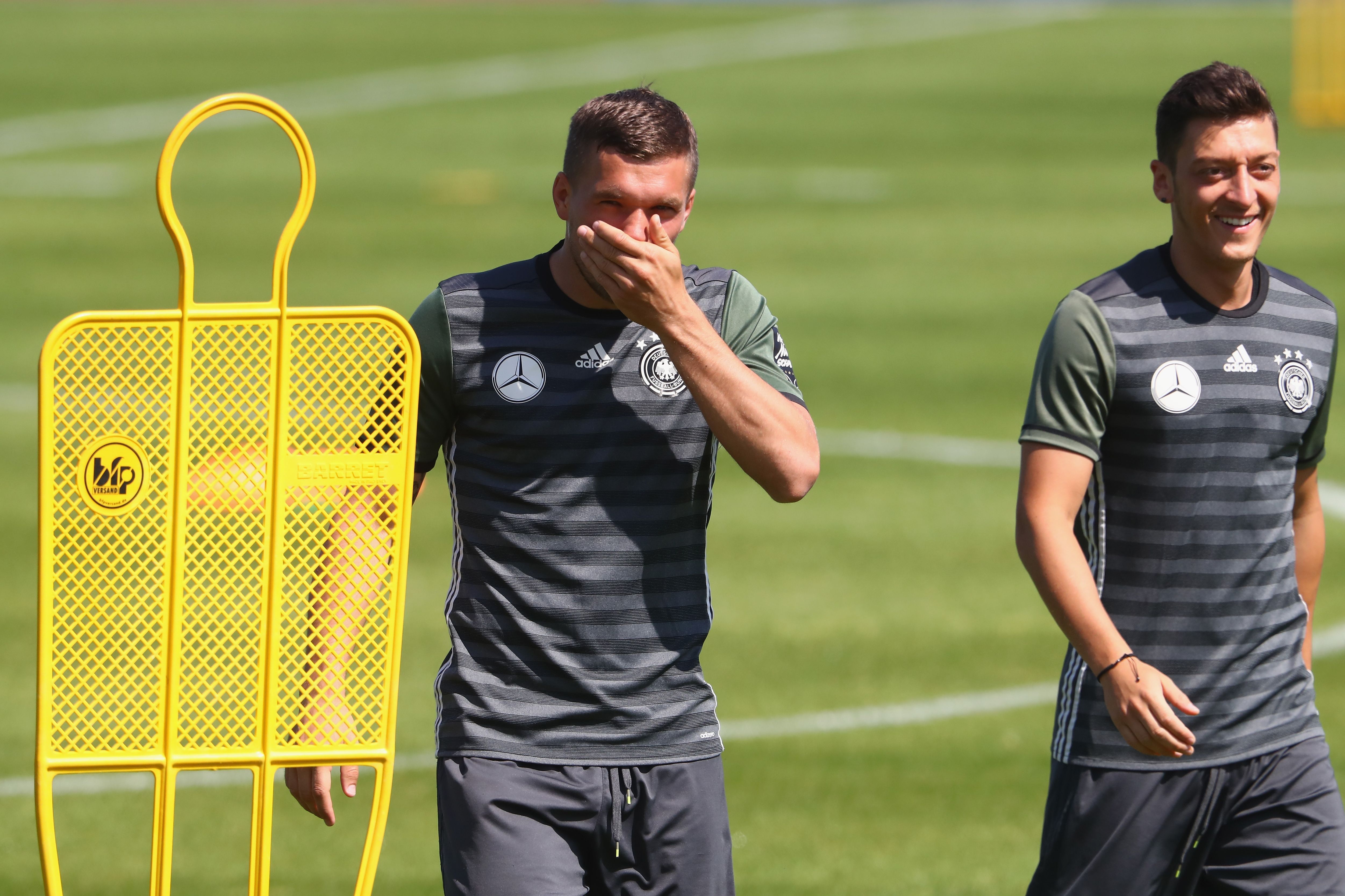 Mesut Ozil & Lukas Podolski