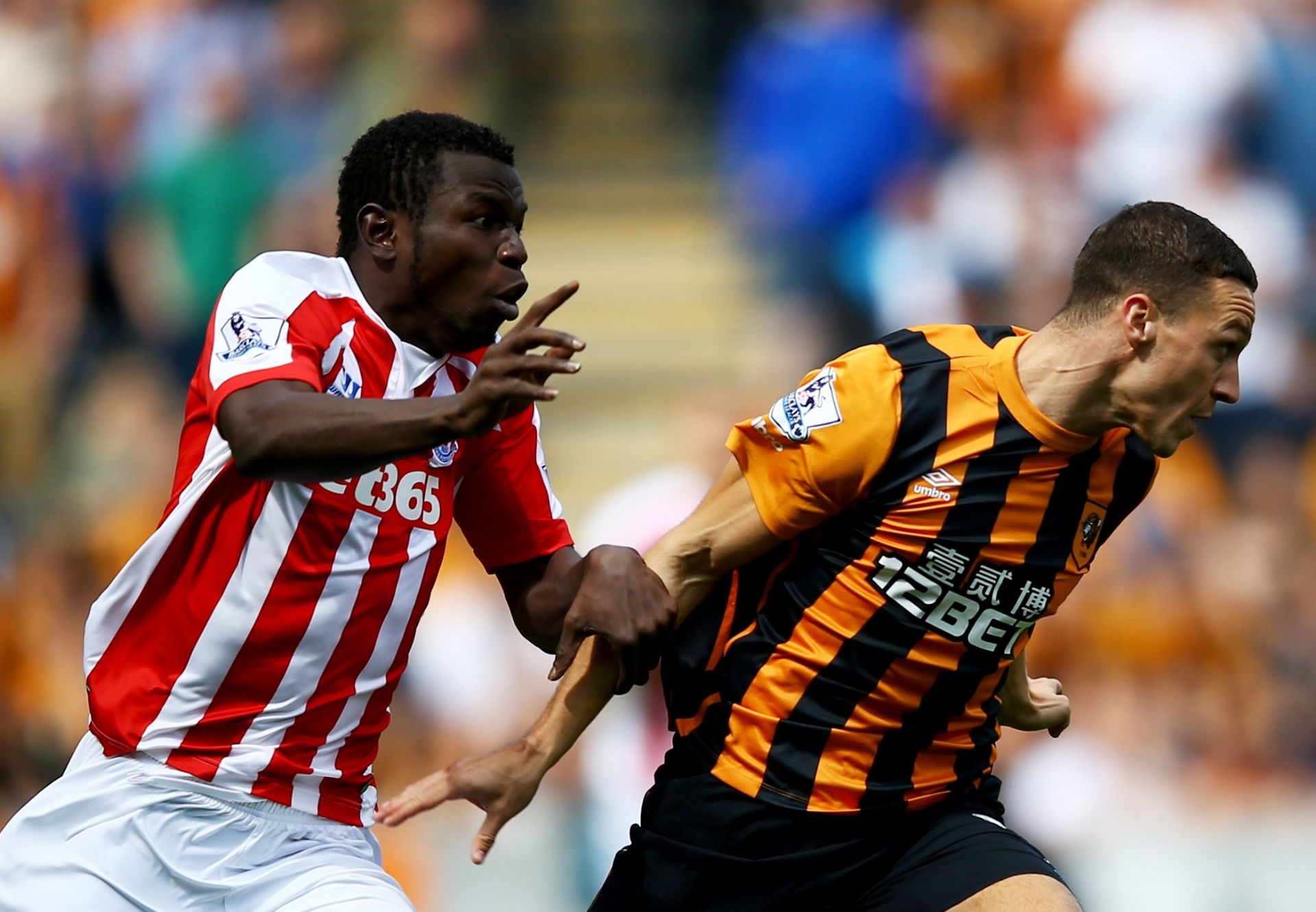 Mame Biram Diouf Stoke; James Chester Hull