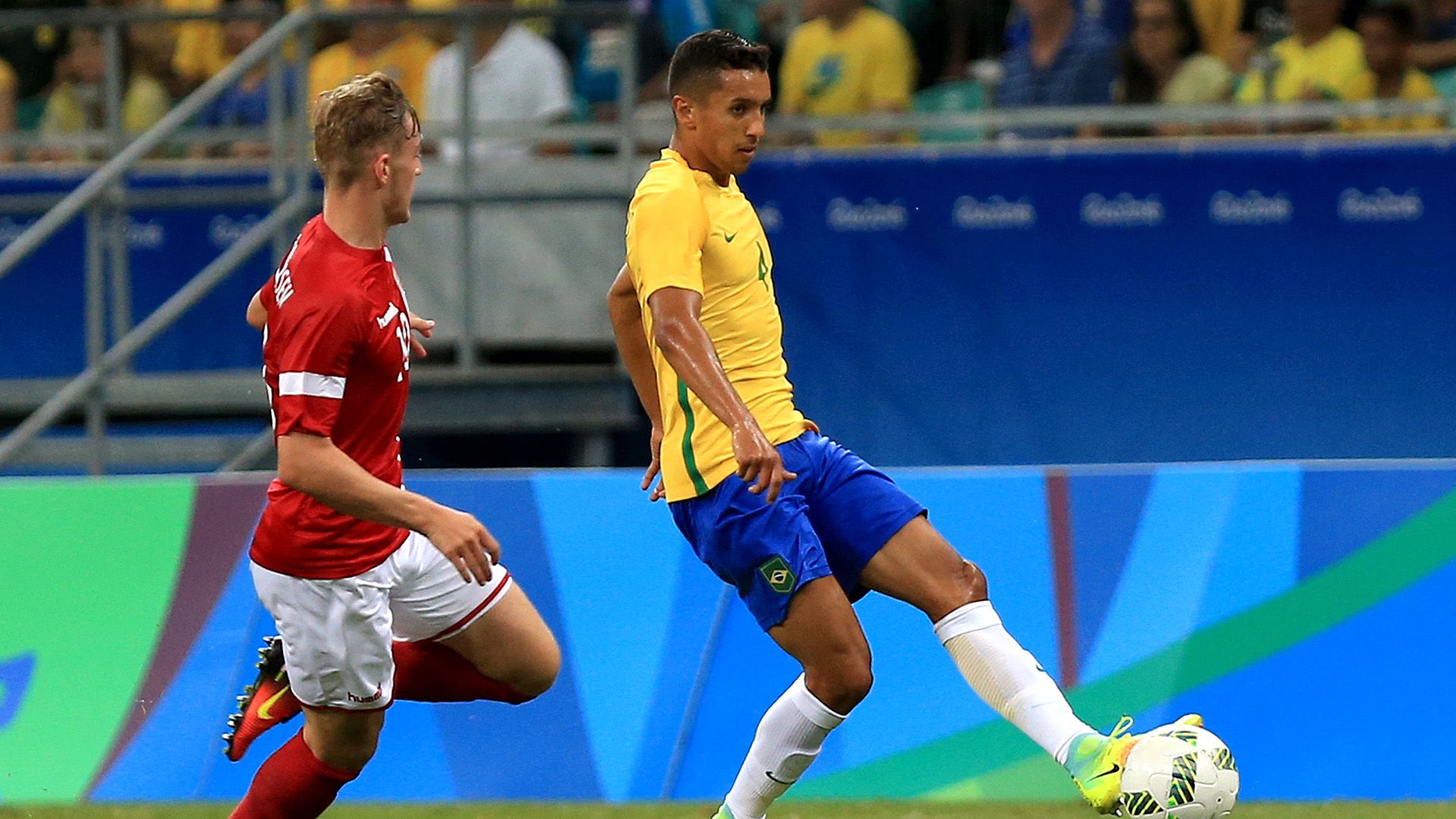 Marquinhos Denmark Brazil Rio 2016 Olympics 10082016