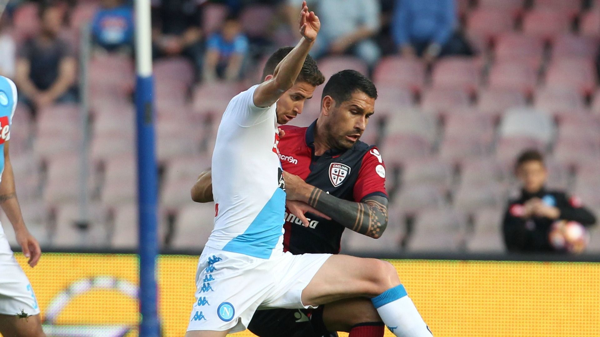 Jorginho Marco Borriello Napoli Cagliari Serie A