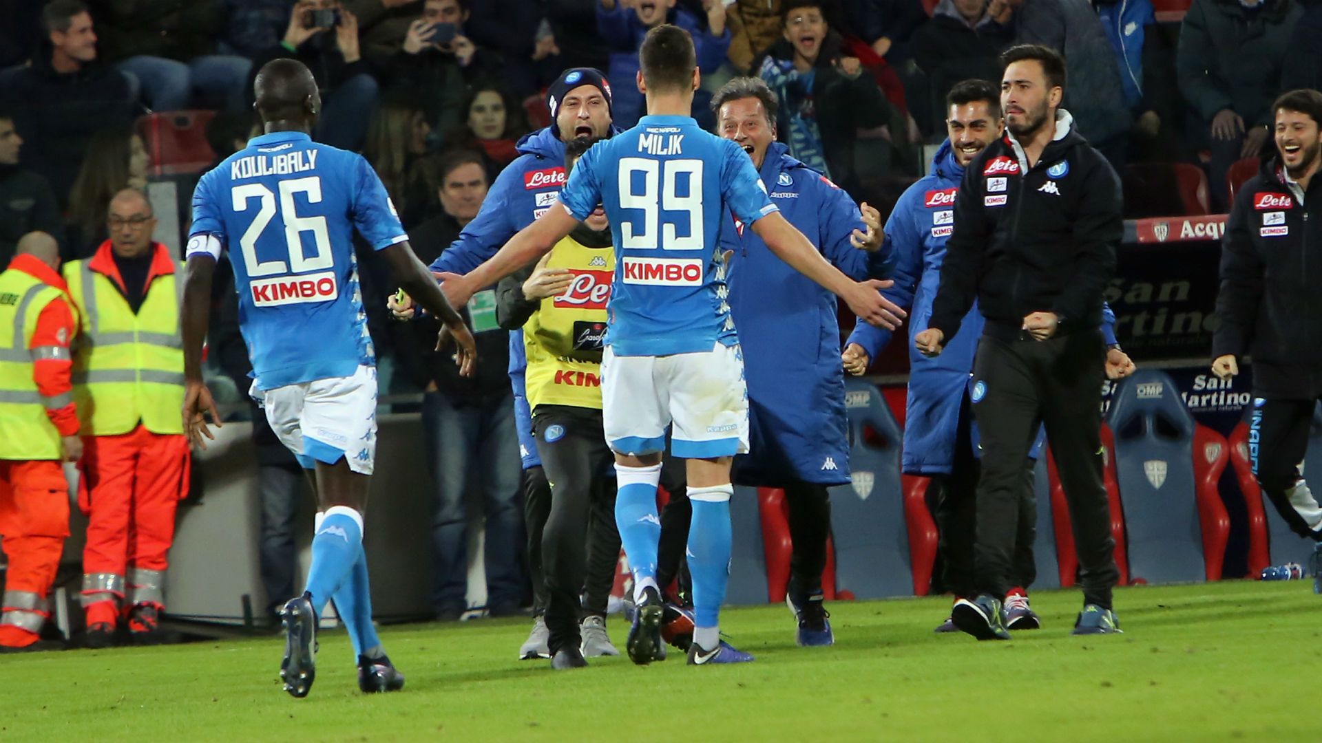 Cagliari Napoli Serie A