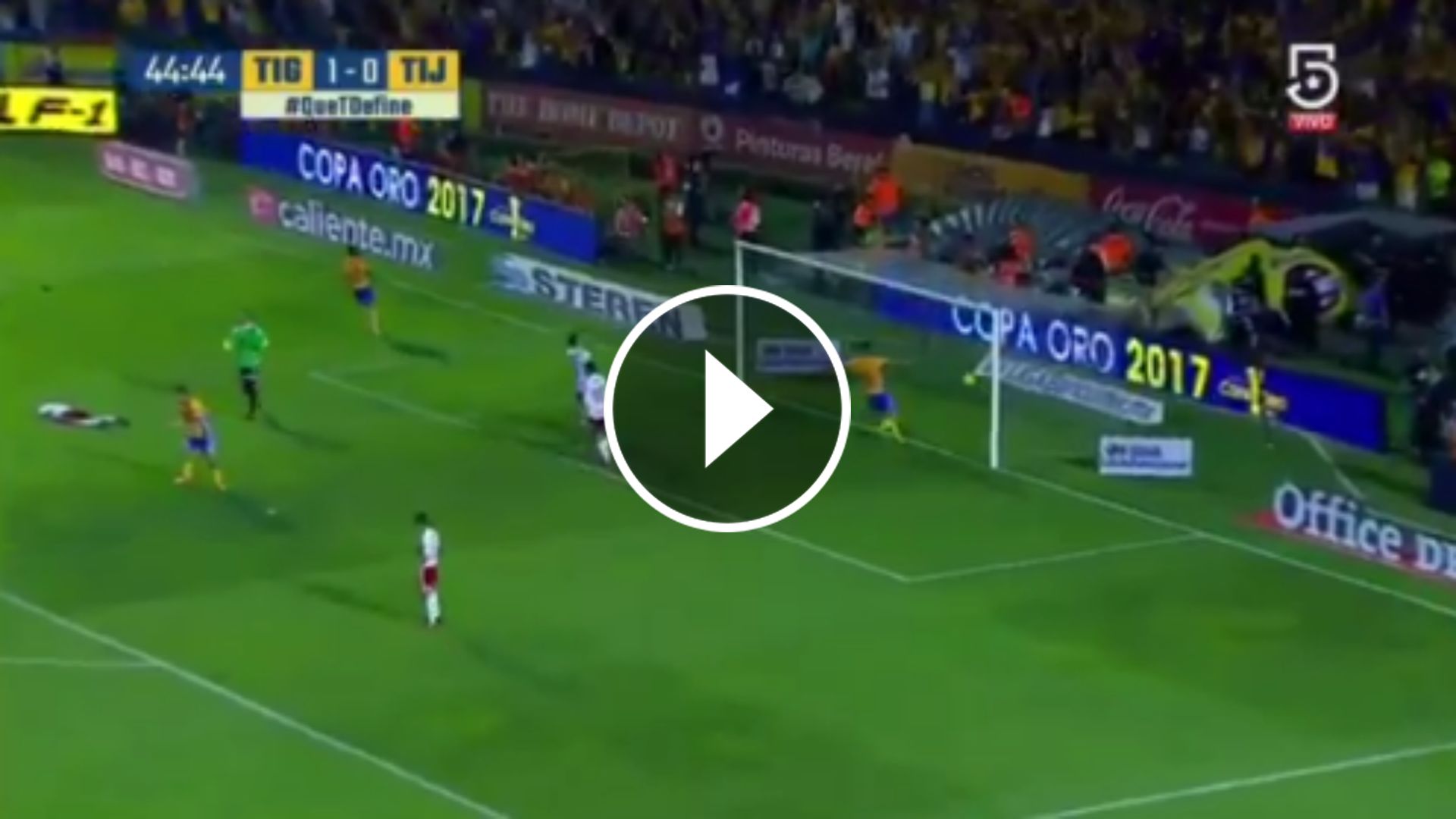 Javier Aquino gol Semifinal C2017