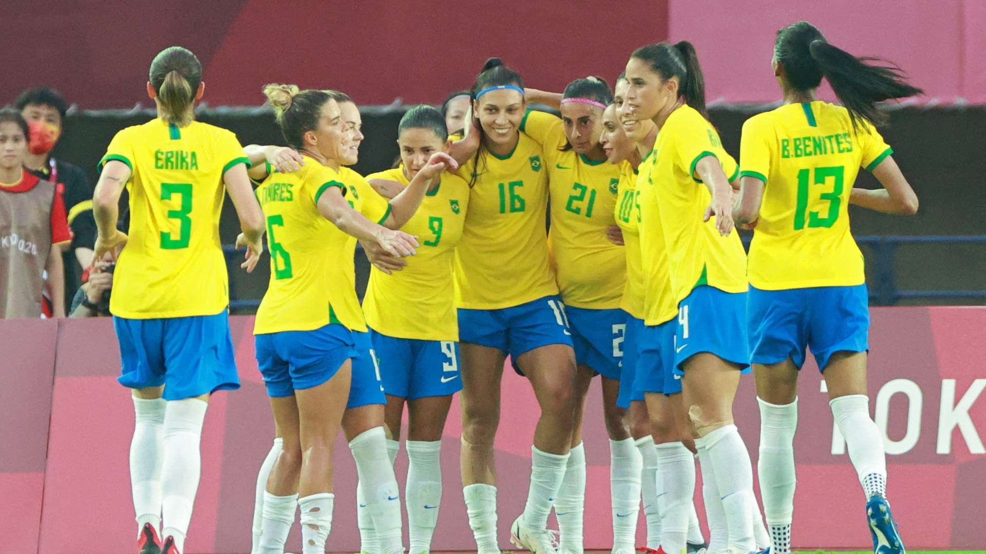 Brasil x China, futebol feminino nas Olimpíadas de Tóquio, 21072021