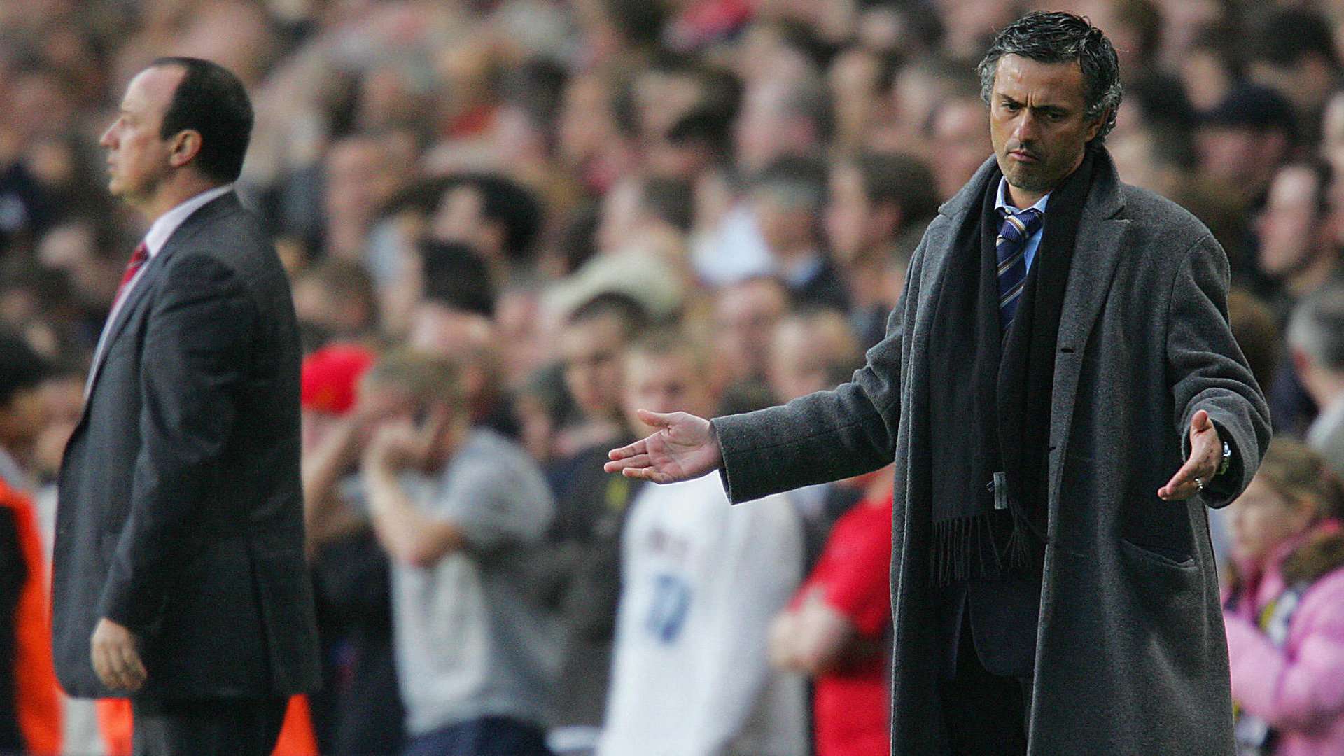 Rafa Benitez and Jose Mourinho