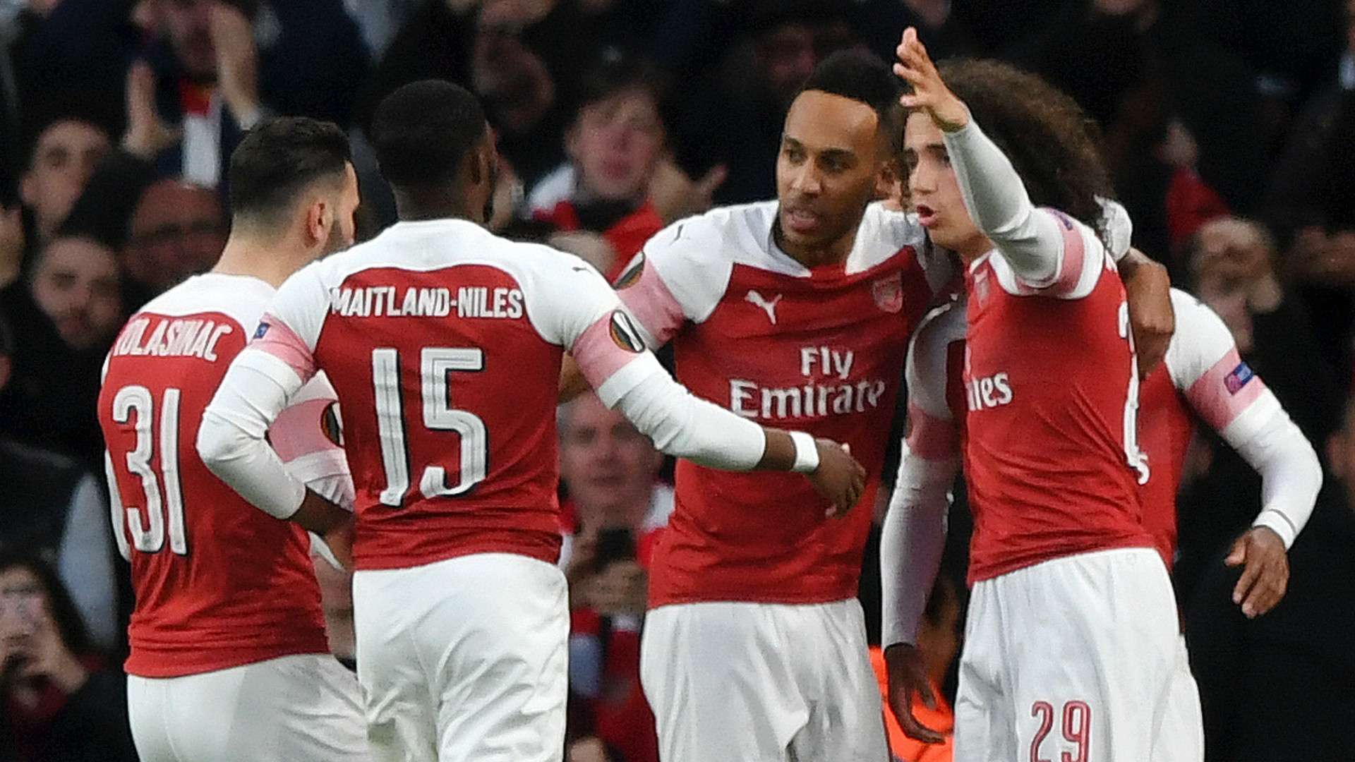 Arsenal celebrate 2018-19