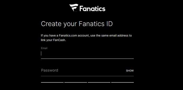 Fanatics Registration Form