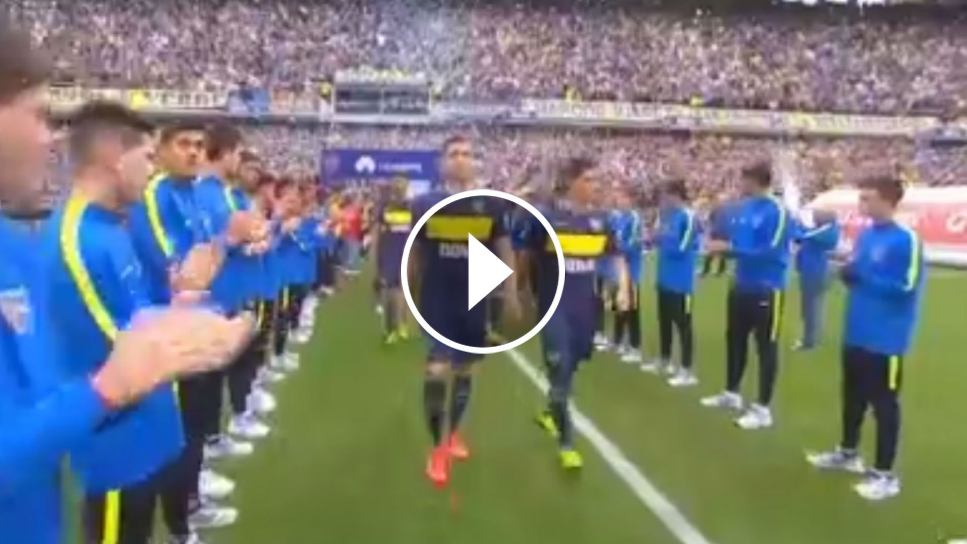 VIDEO PLAY Recibimiento Boca 25062017