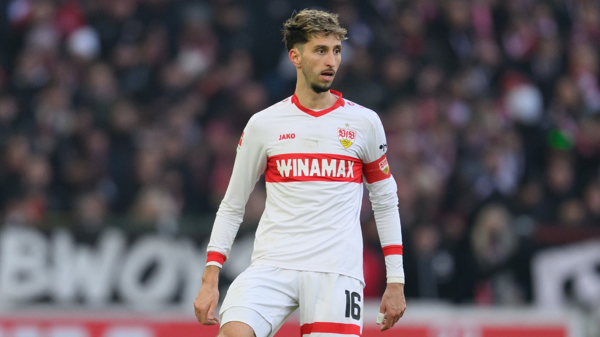 Atakan Karazor of VfB Stuttgart in action 
