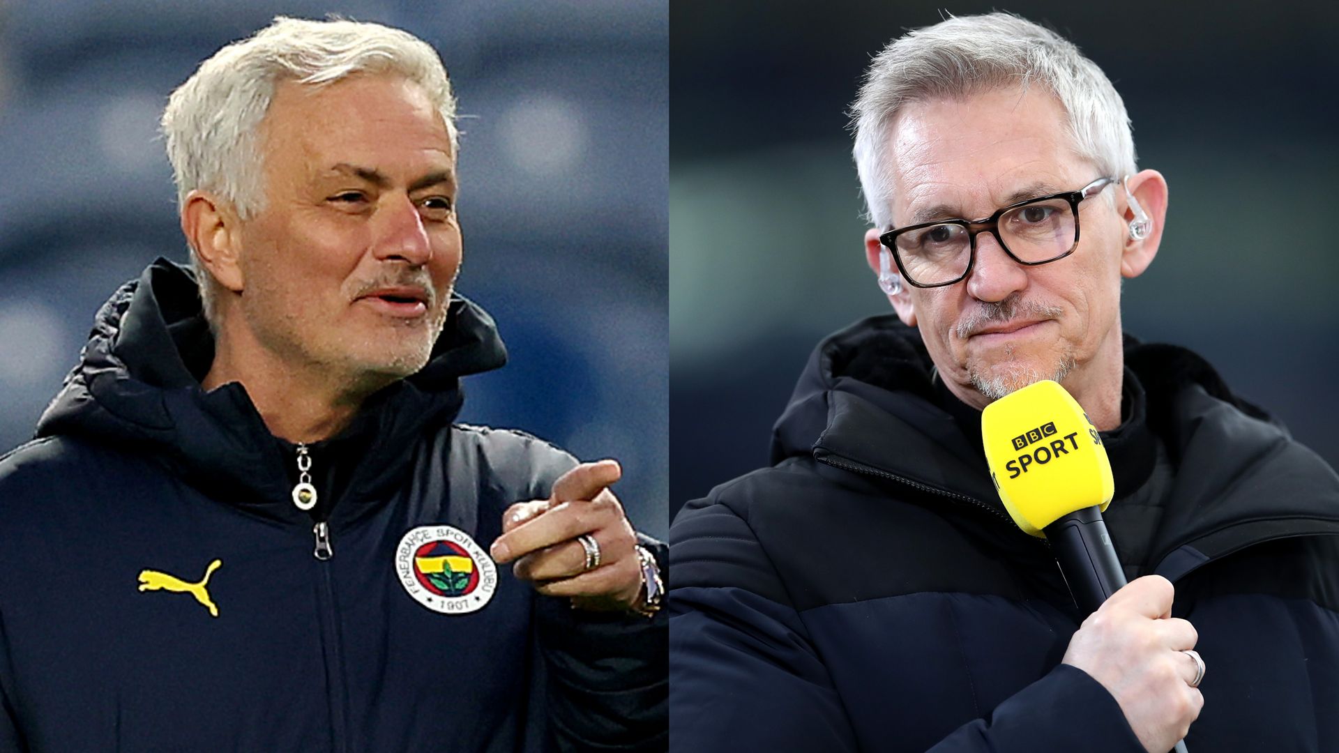 Jose Mourinho Gary Lineker