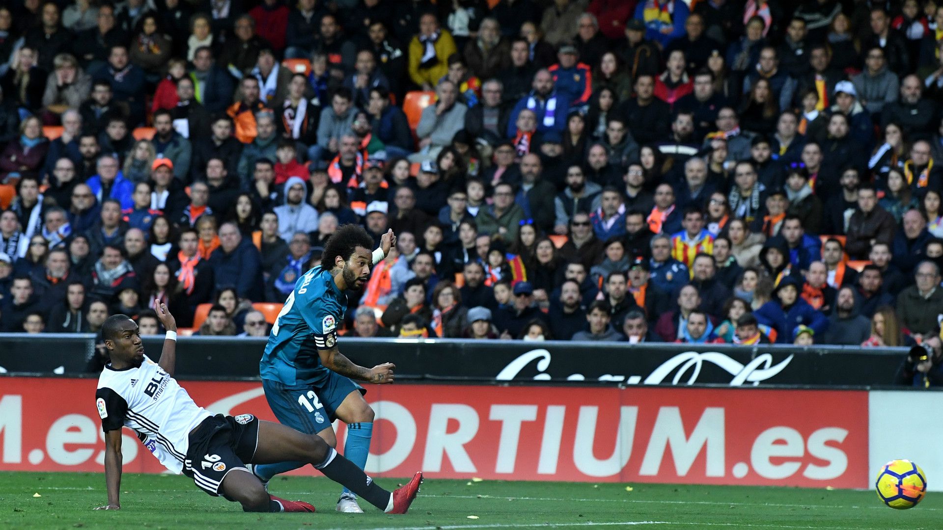 MARCELO VALENCIA REAL MADRID LALIGA