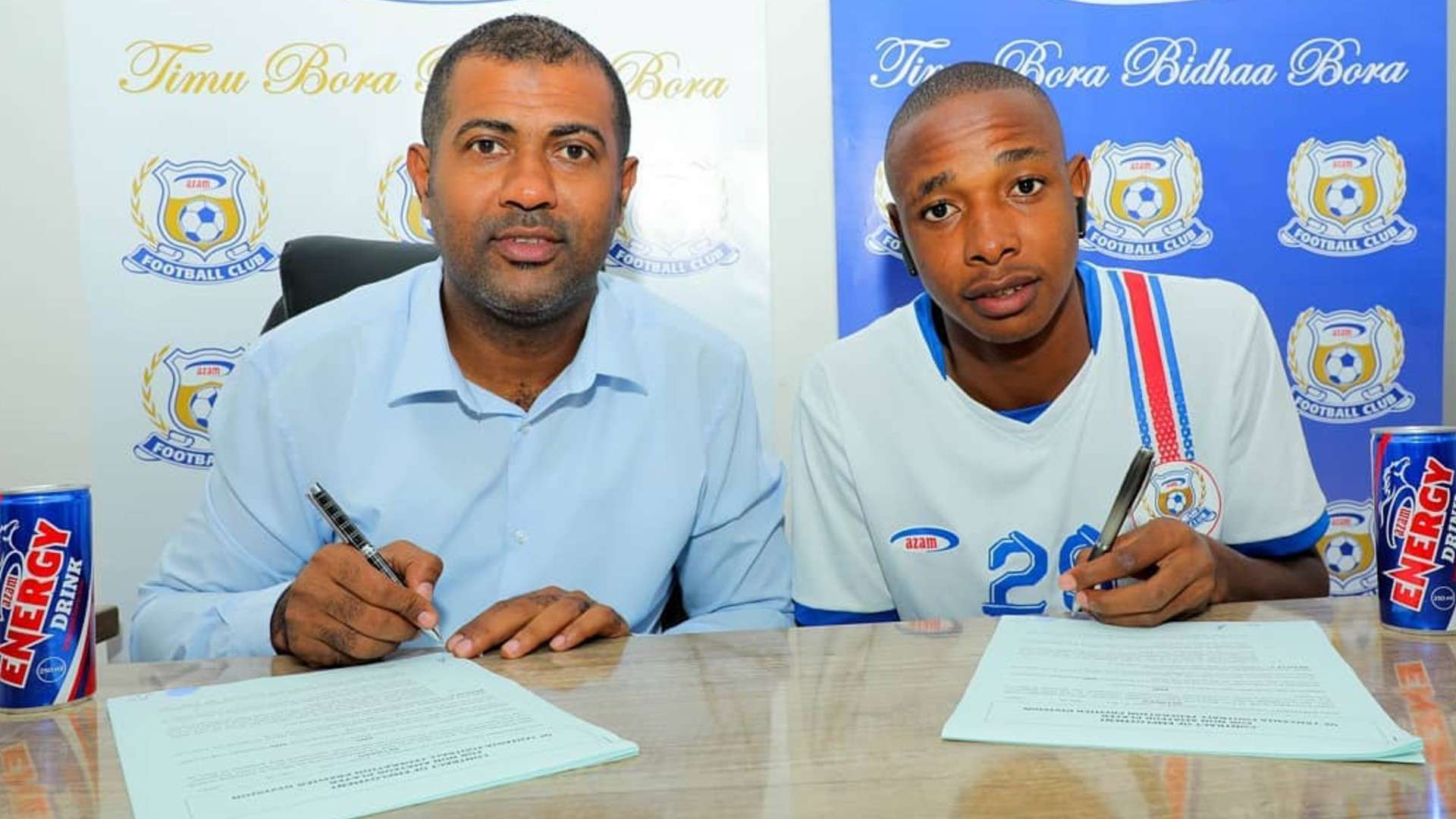 Prince Dube signs for Azam FC.