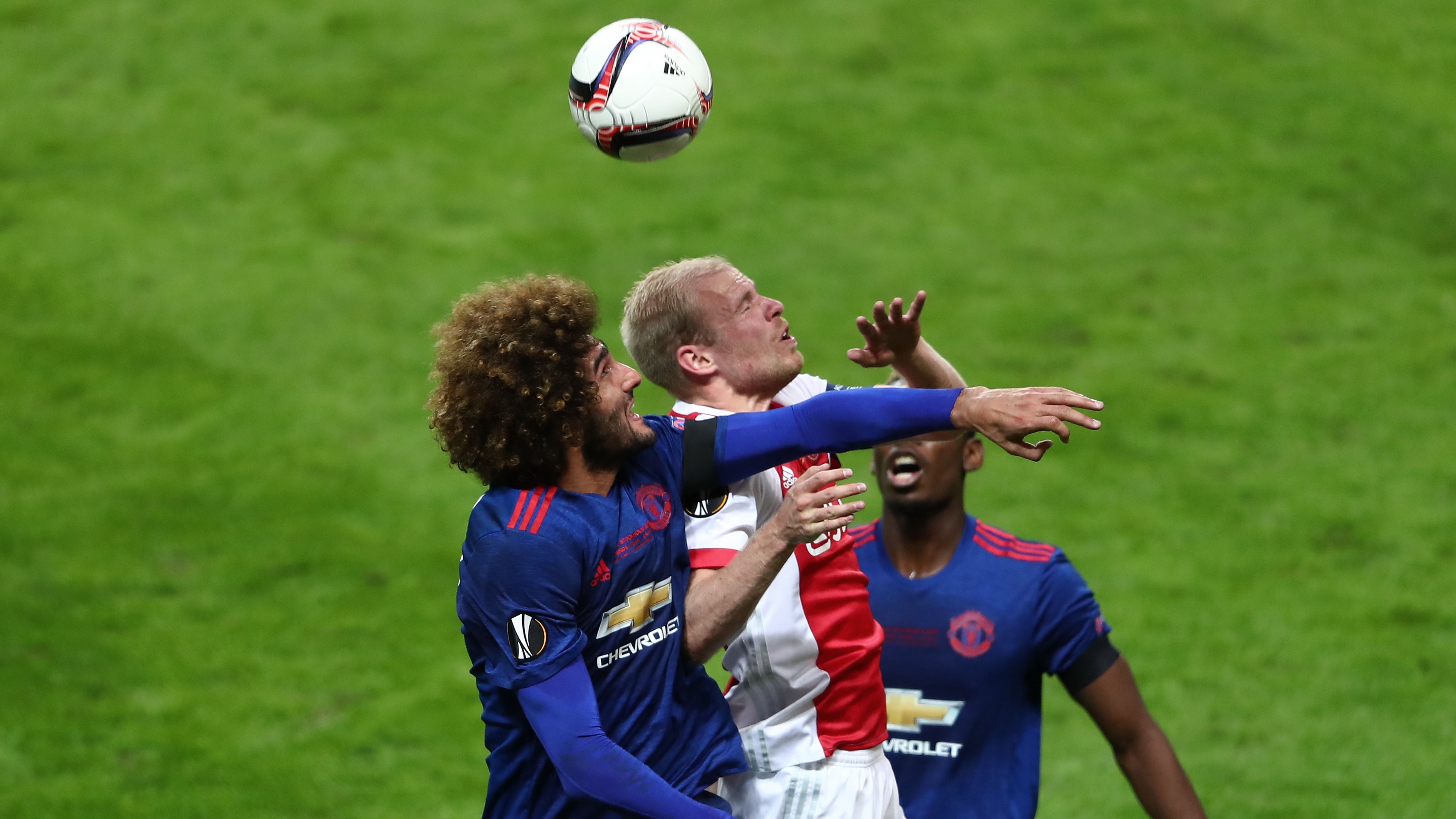 Marouane Fellaini Paul Pogba Manchester United Europa League
