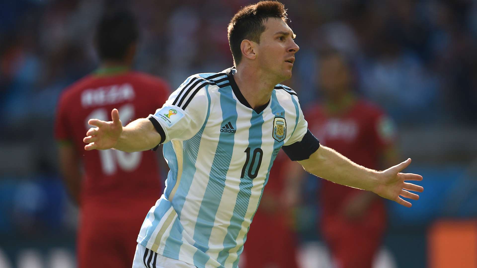 Lionel Messi Argentina Iran World Cup 21062014