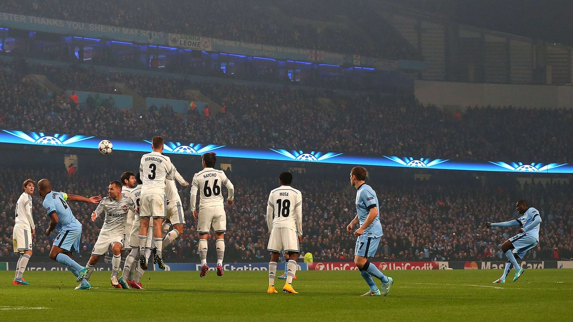 Yaya Toure Manchester City CSKA Moscow Champions League 05112014